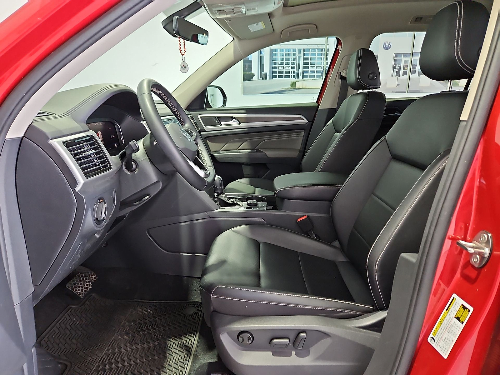 2023 Volkswagen Atlas 3.6L V6 SE w/Technology Aurora Red Metallic at Street VW of Amarillo