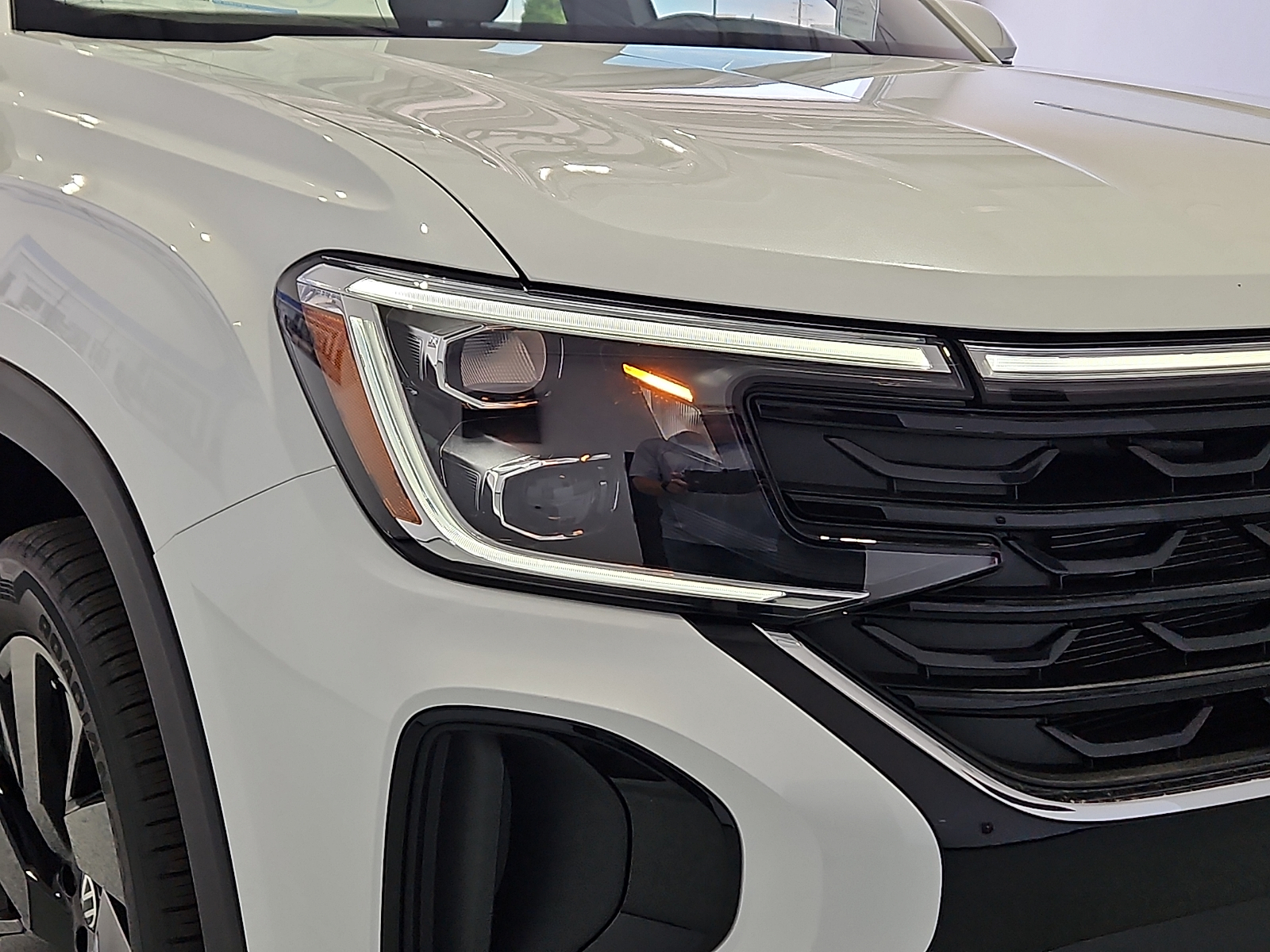 2026 Volkswagen Atlas Cross Sport SE with Technology Opal White Pearl at Street VW of Amarillo