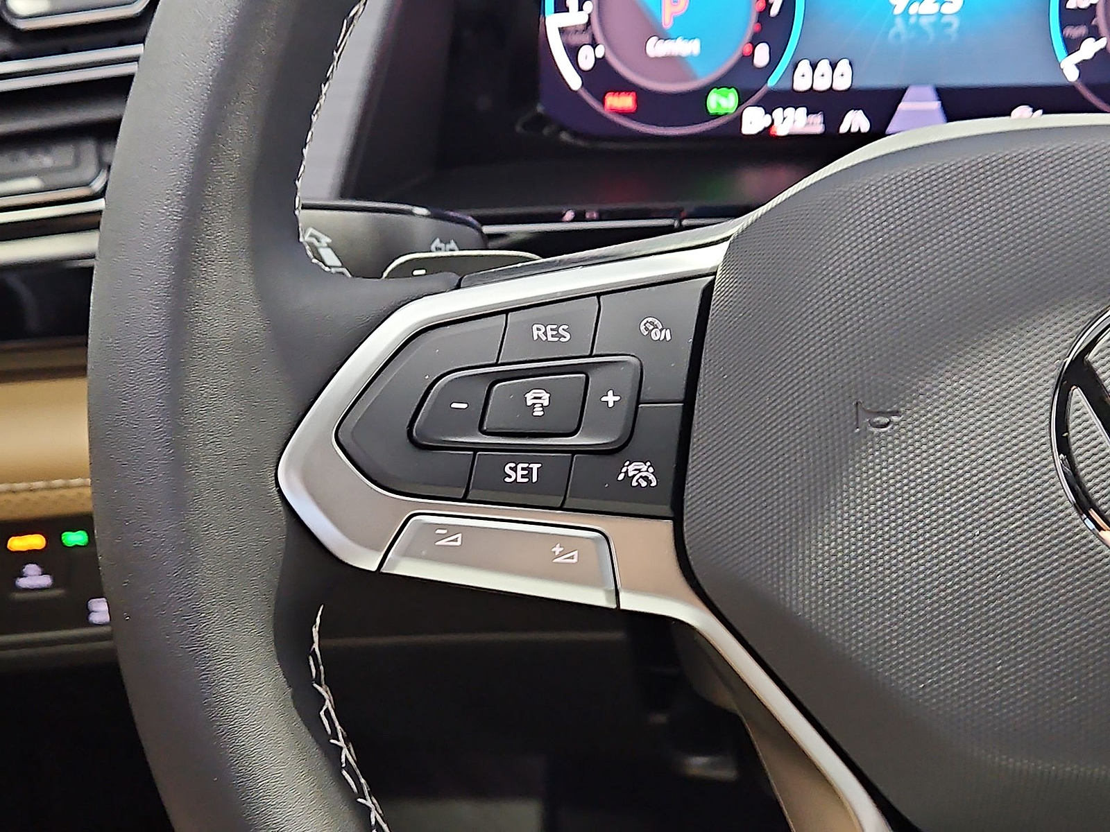 2026 Volkswagen Atlas Cross Sport SE with Technology Deep Black Pearl at Street VW of Amarillo