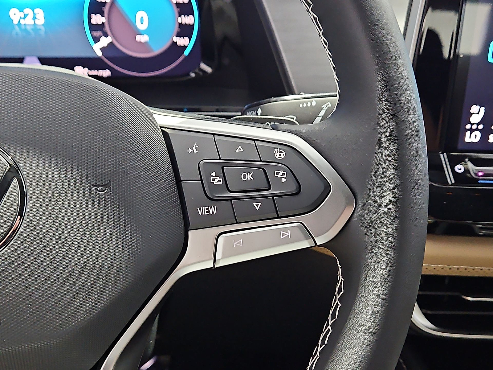 2026 Volkswagen Atlas Cross Sport SE with Technology Deep Black Pearl at Street VW of Amarillo