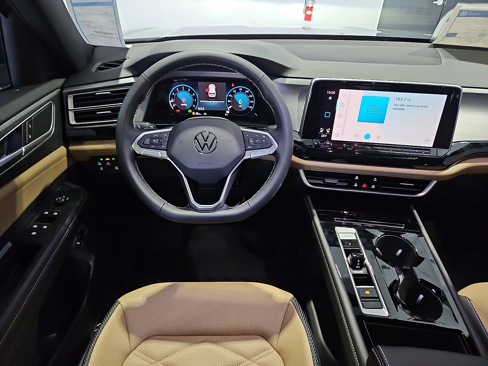 2026 Volkswagen Atlas Cross Sport SE with Technology Avocado Green Pearl at Street VW of Amarillo