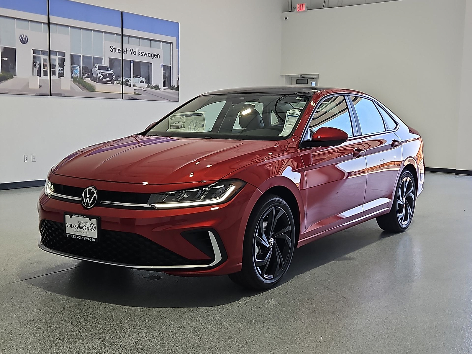 2026 Volkswagen Jetta SE Kings Red Metallic at Street VW of Amarillo