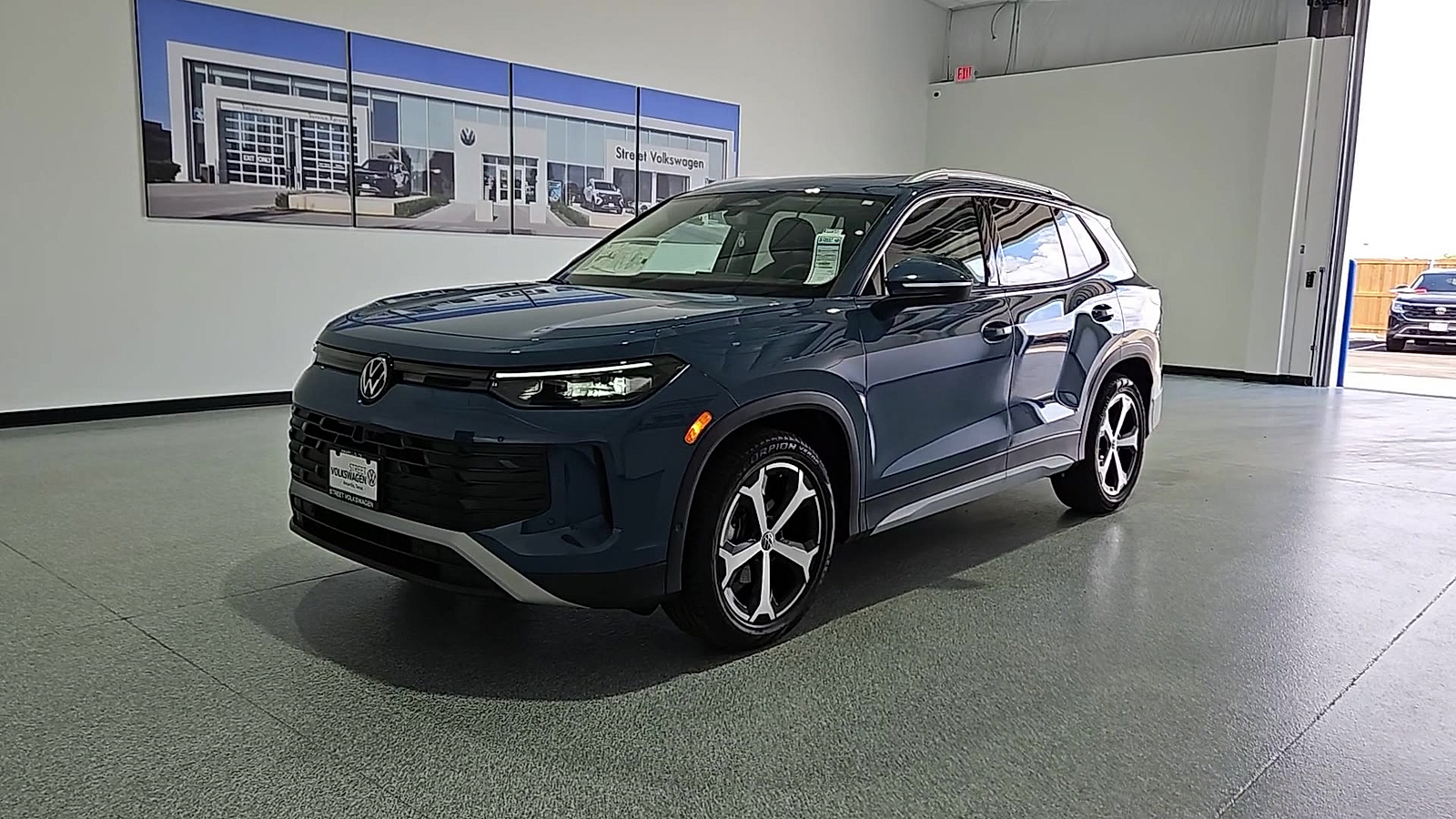2026 Volkswagen Tiguan SE Monterey Blue Pearl at Street VW of Amarillo