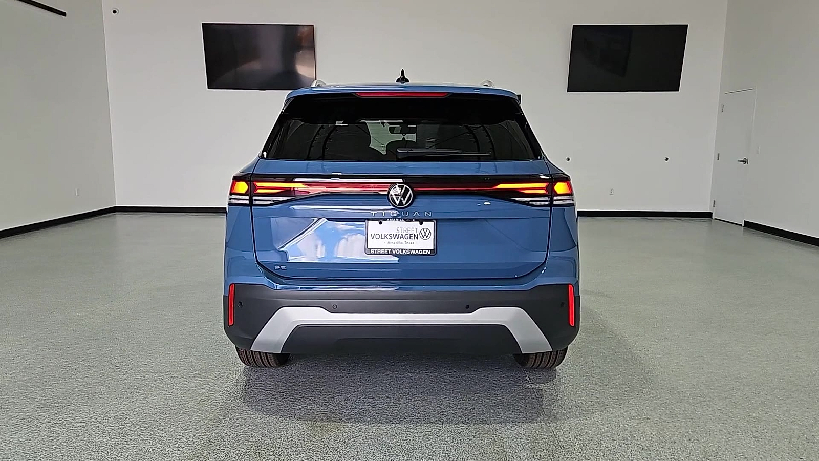 2026 Volkswagen Tiguan SE Monterey Blue Pearl at Street VW of Amarillo