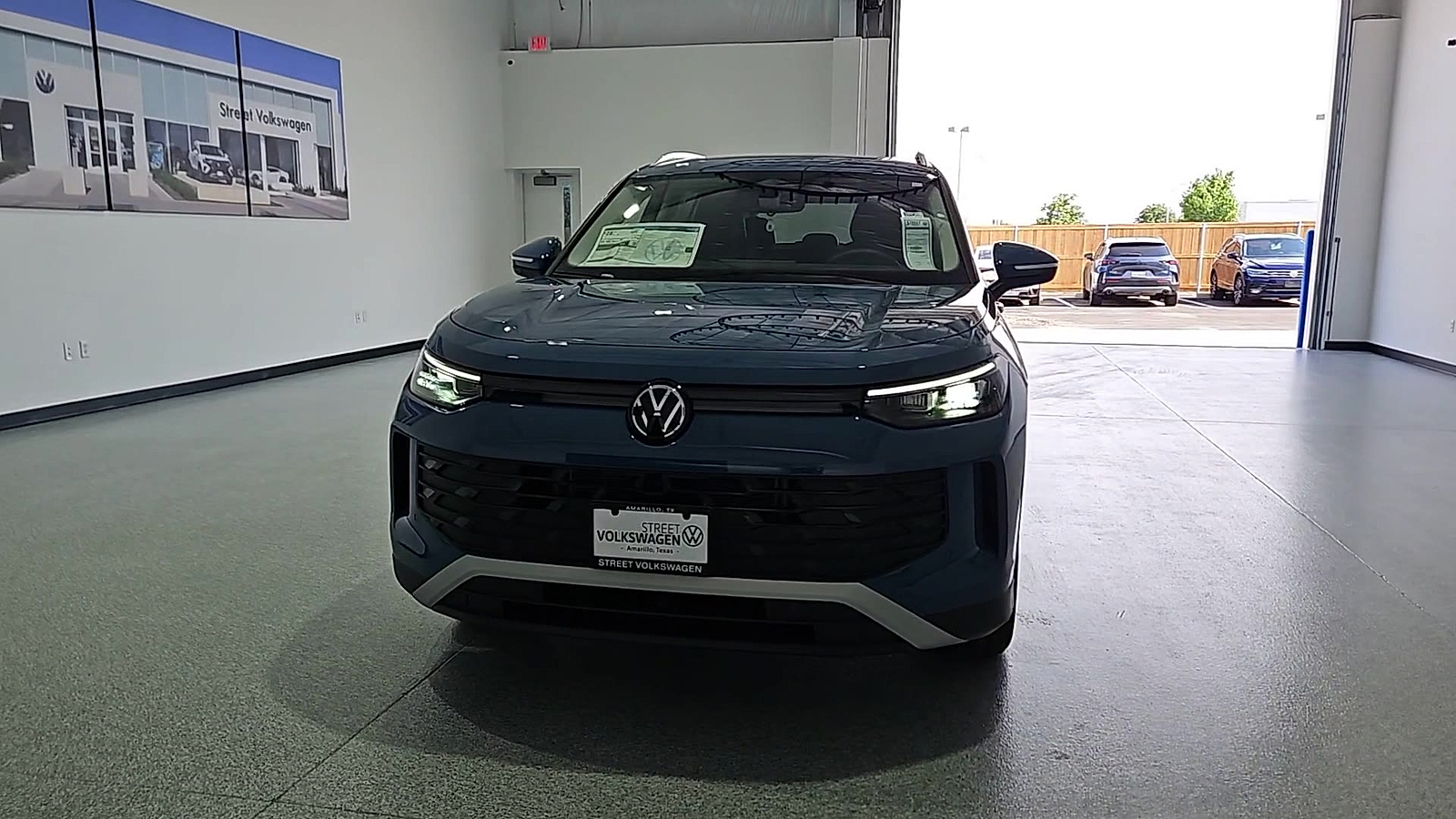 2026 Volkswagen Tiguan SE Monterey Blue Pearl at Street VW of Amarillo