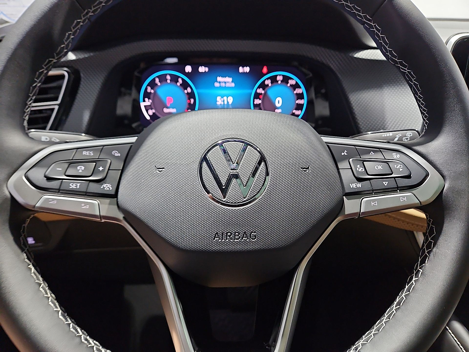 2026 Volkswagen Atlas Cross Sport SEL Avocado Green Pearl at Street VW of Amarillo