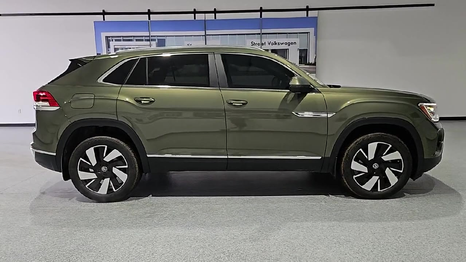2026 Volkswagen Atlas Cross Sport SEL Avocado Green Pearl at Street VW of Amarillo