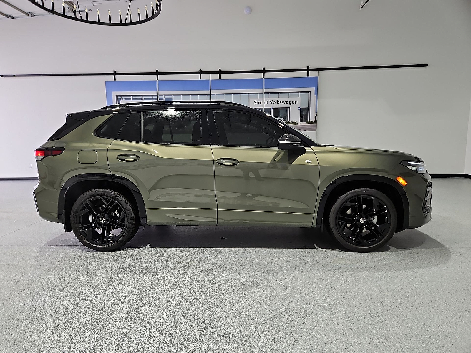 2026 Volkswagen Tiguan SE R-Line Black Avocado Green w/Deep Black Roof at Street VW of Amarillo