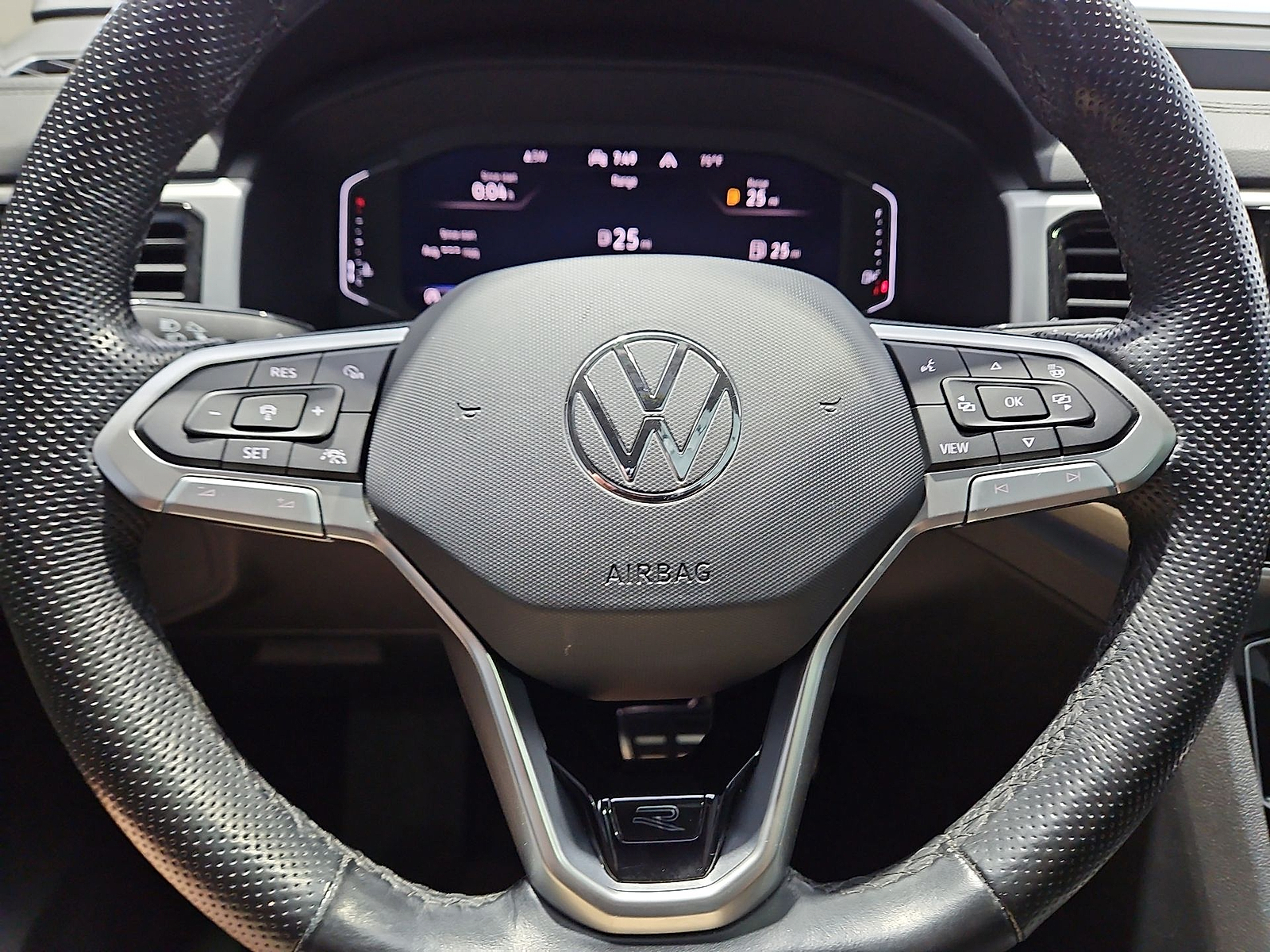2022 Volkswagen Atlas 3.6L V6 SEL Premium R-Line Oryx White Pearl at Bobby Duby Motors