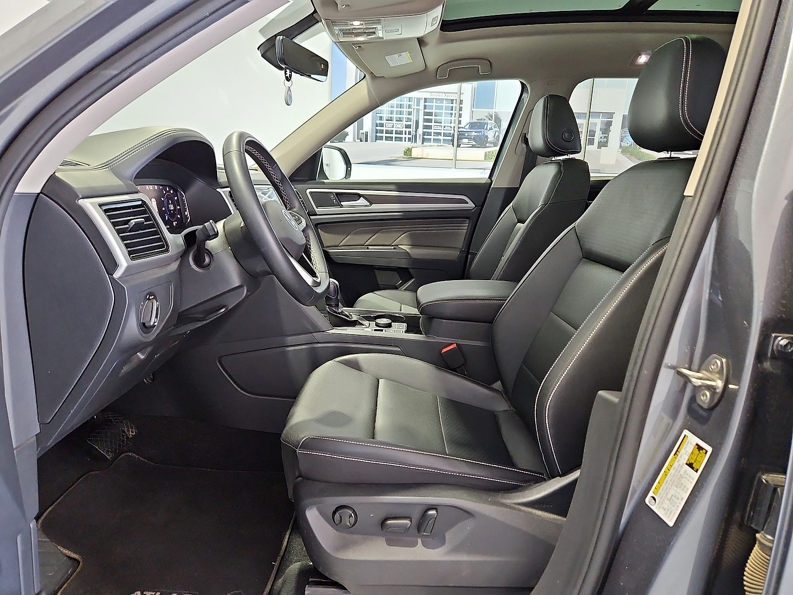 2023 Volkswagen Atlas 2.0T SE w/Technology Platinum Gray Metallic at Street VW of Amarillo