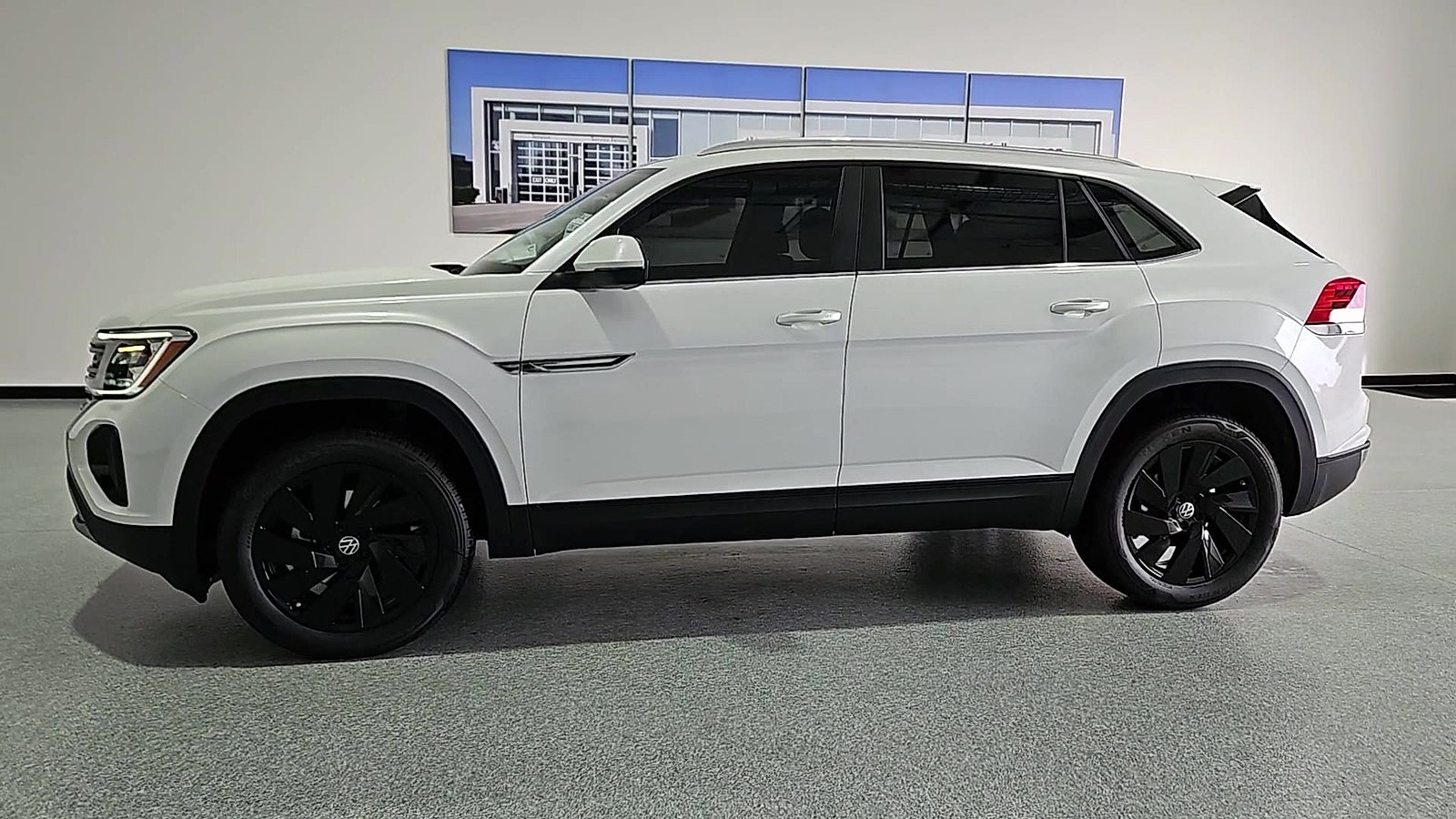 2026 Volkswagen Atlas Cross Sport SE with Technology Opal White Pearl at Street VW of Amarillo