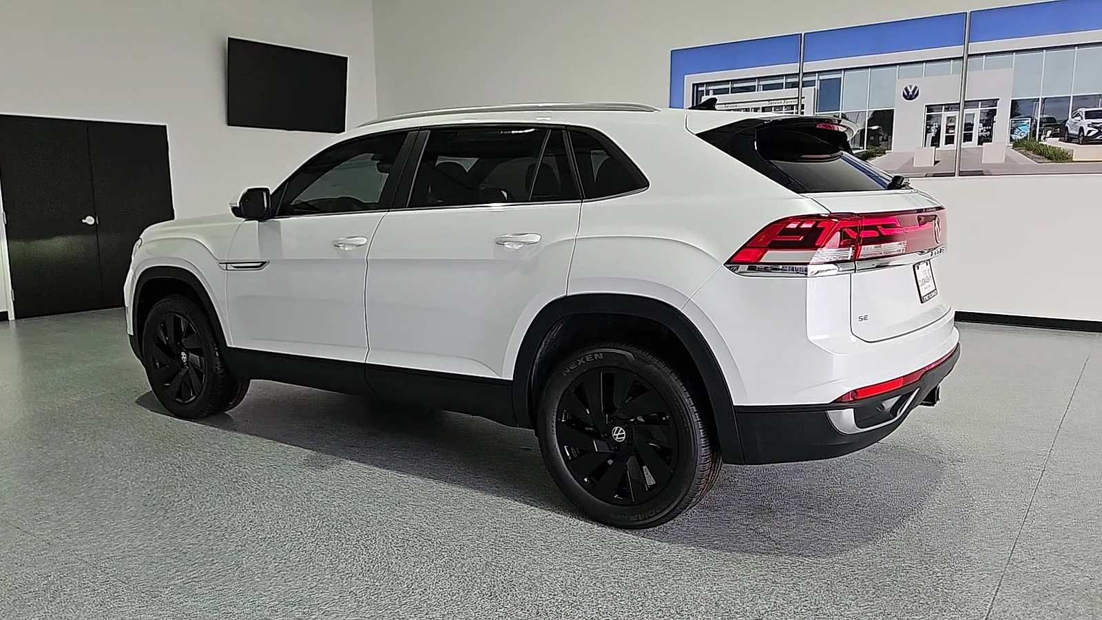2026 Volkswagen Atlas Cross Sport SE with Technology Opal White Pearl at Street VW of Amarillo