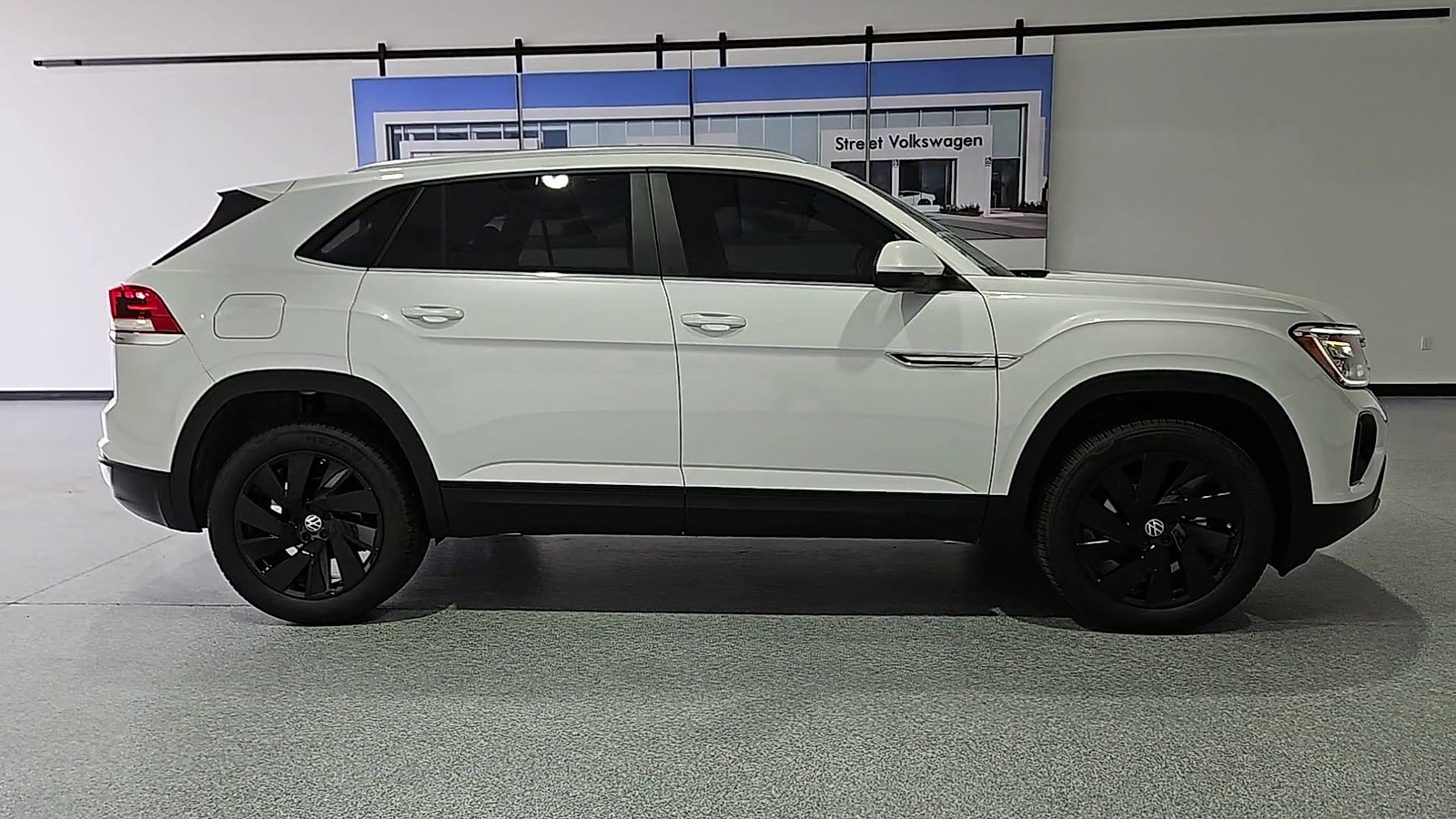 2026 Volkswagen Atlas Cross Sport SE with Technology Opal White Pearl at Street VW of Amarillo