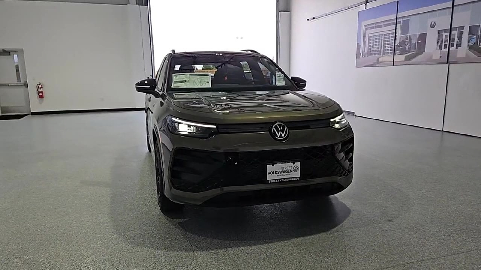 2026 Volkswagen Tiguan SE R-Line Black Avocado Green w/Deep Black Roof at Street VW of Amarillo