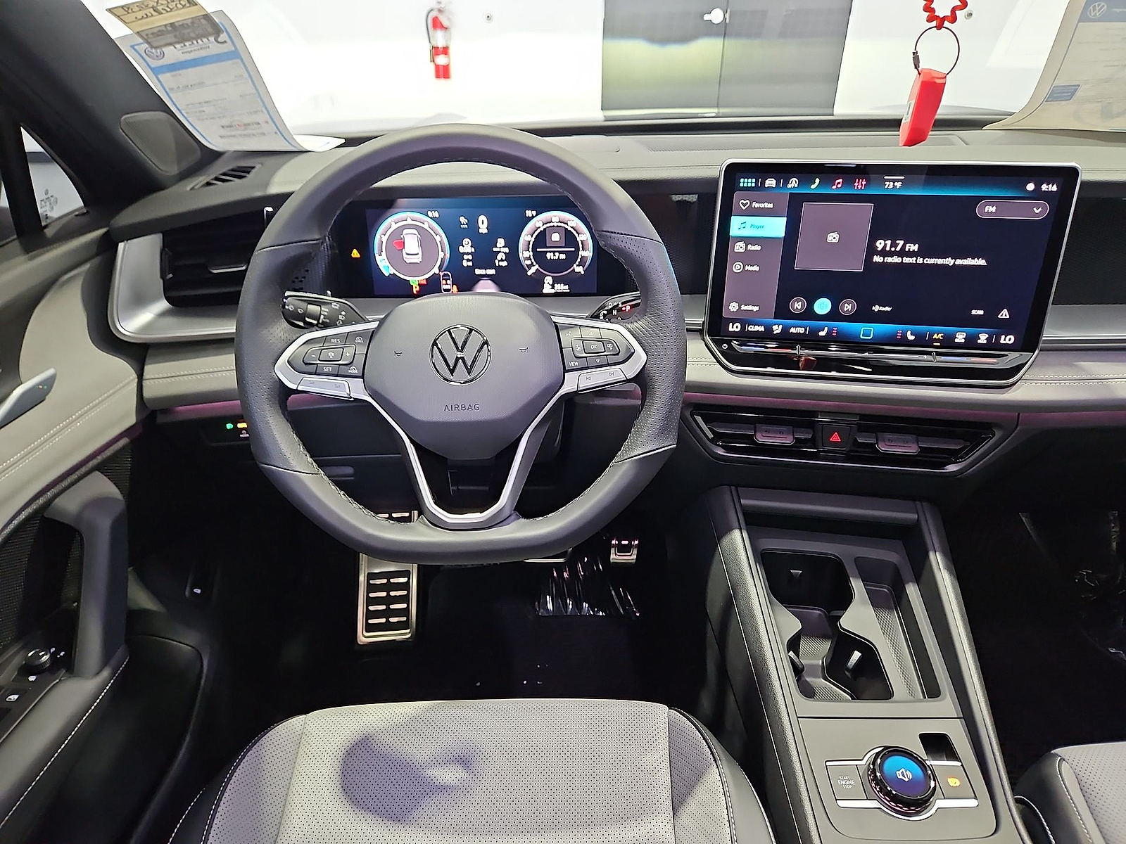 2026 Volkswagen Tiguan SE R-Line Black Avocado Green w/Deep Black Roof at Street VW of Amarillo