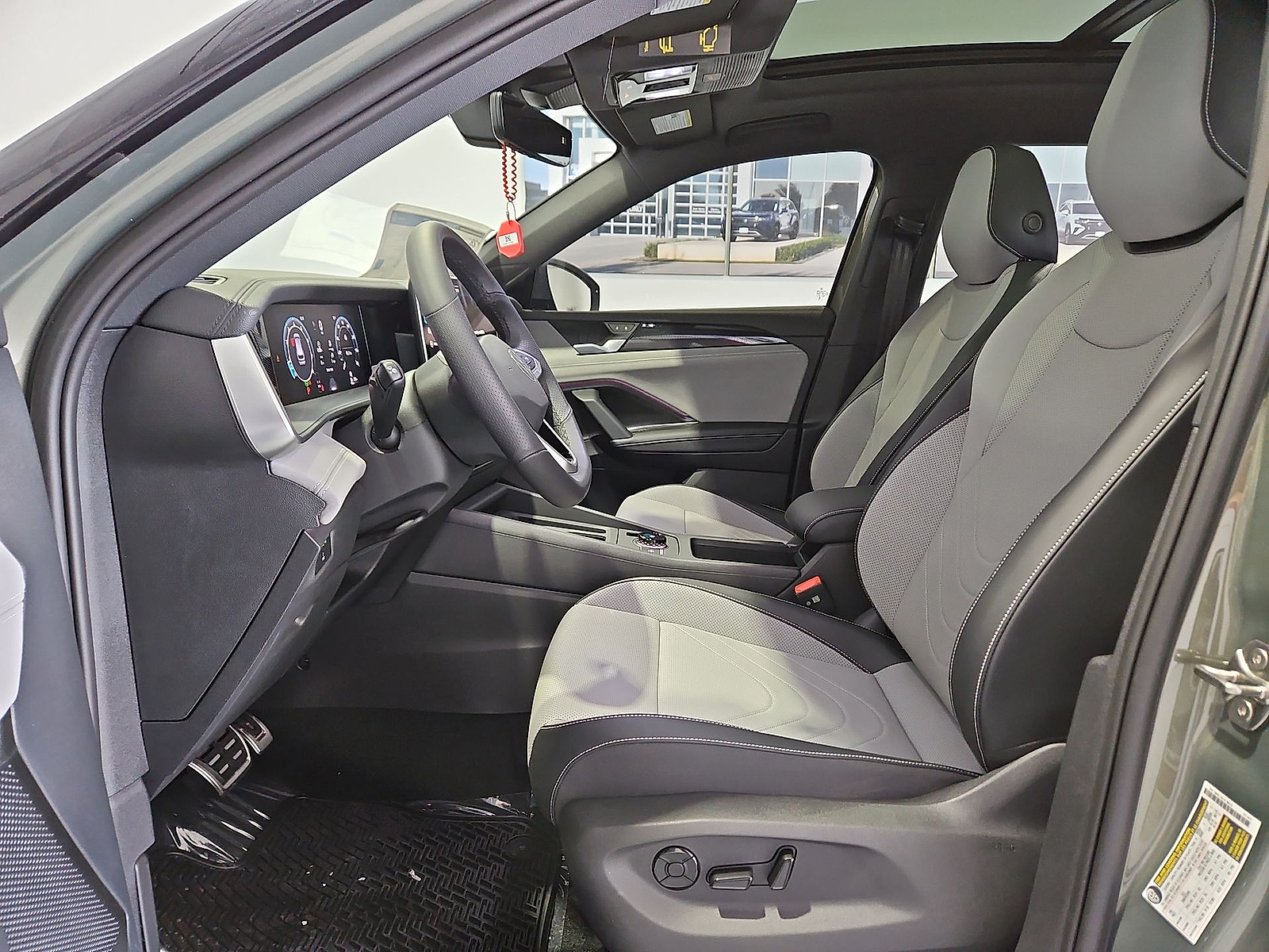 2026 Volkswagen Tiguan SE R-Line Black Avocado Green w/Deep Black Roof at Street VW of Amarillo