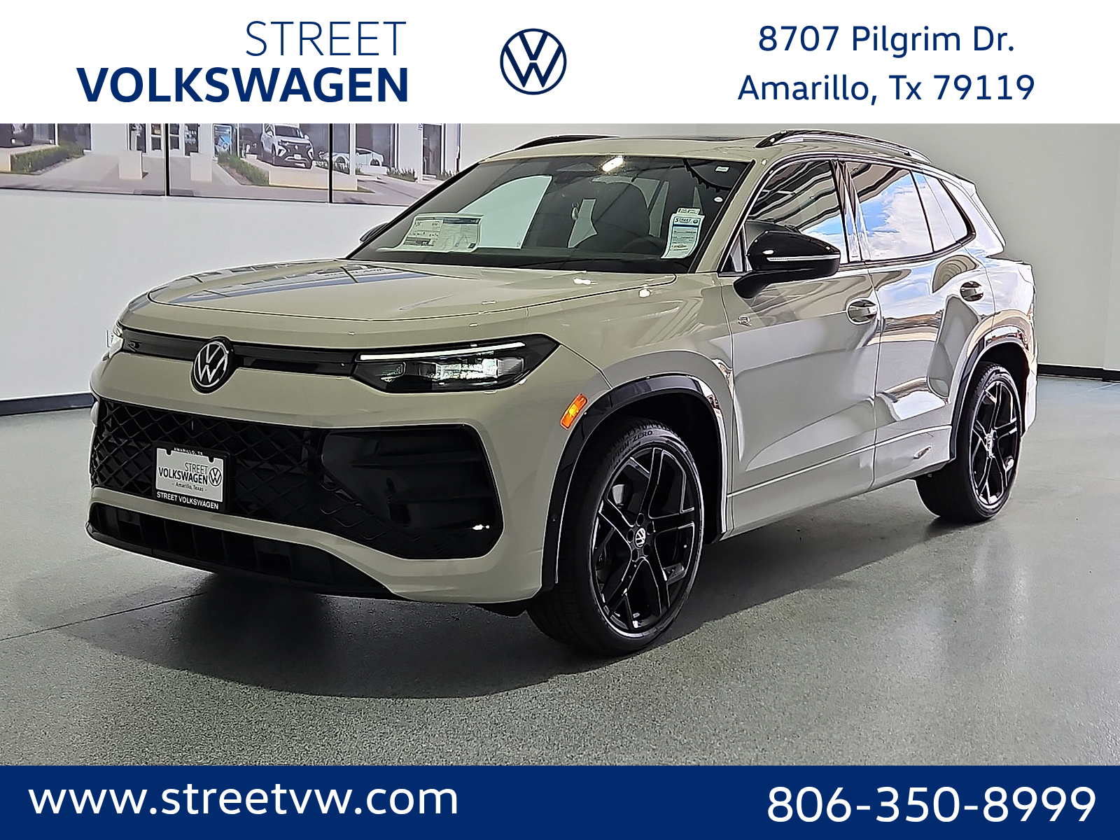 2026 Volkswagen Tiguan SE R-Line Black in Sandstone w/Deep Black Roof
