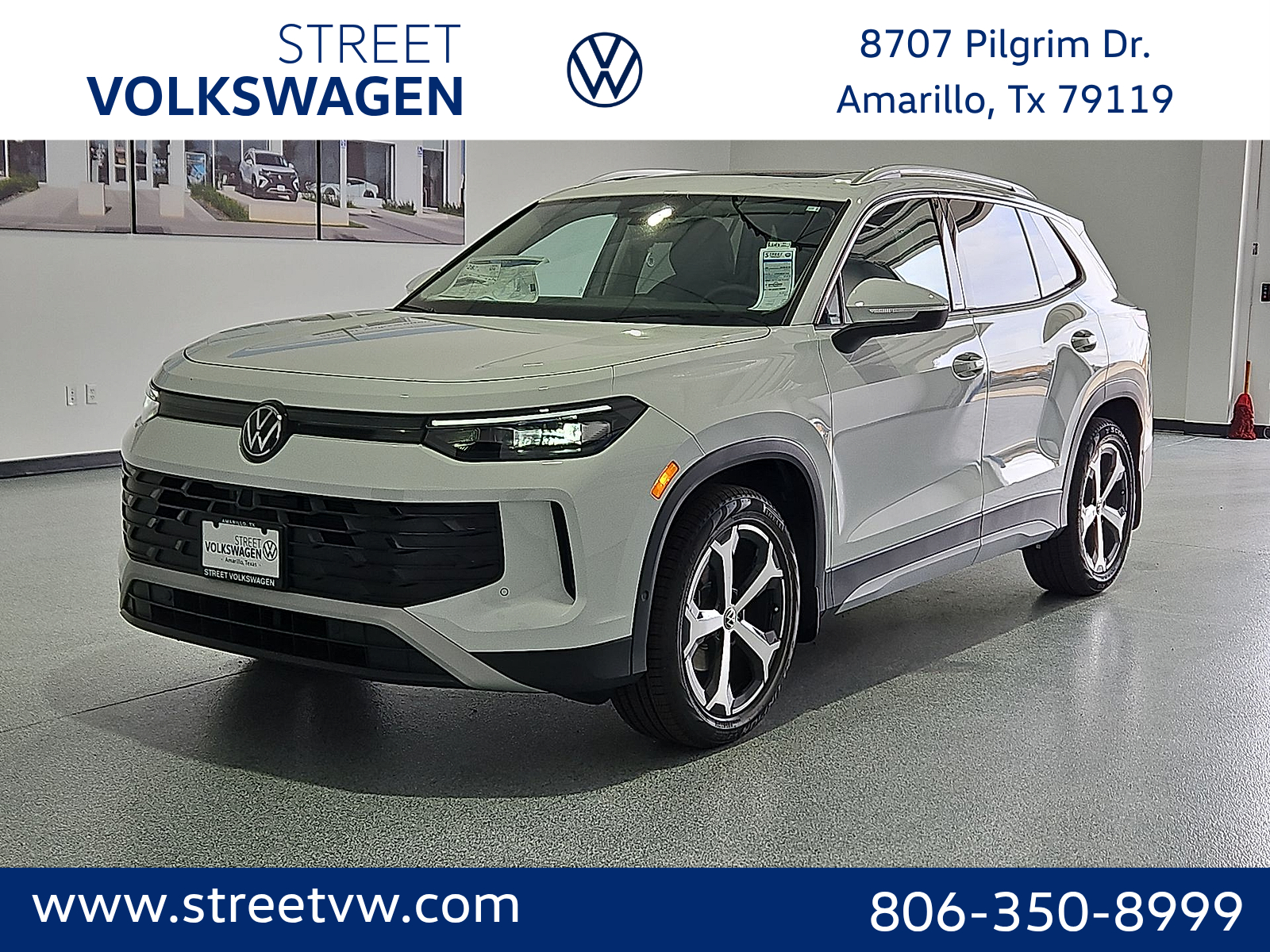 2026 Volkswagen Tiguan SE in Pure White