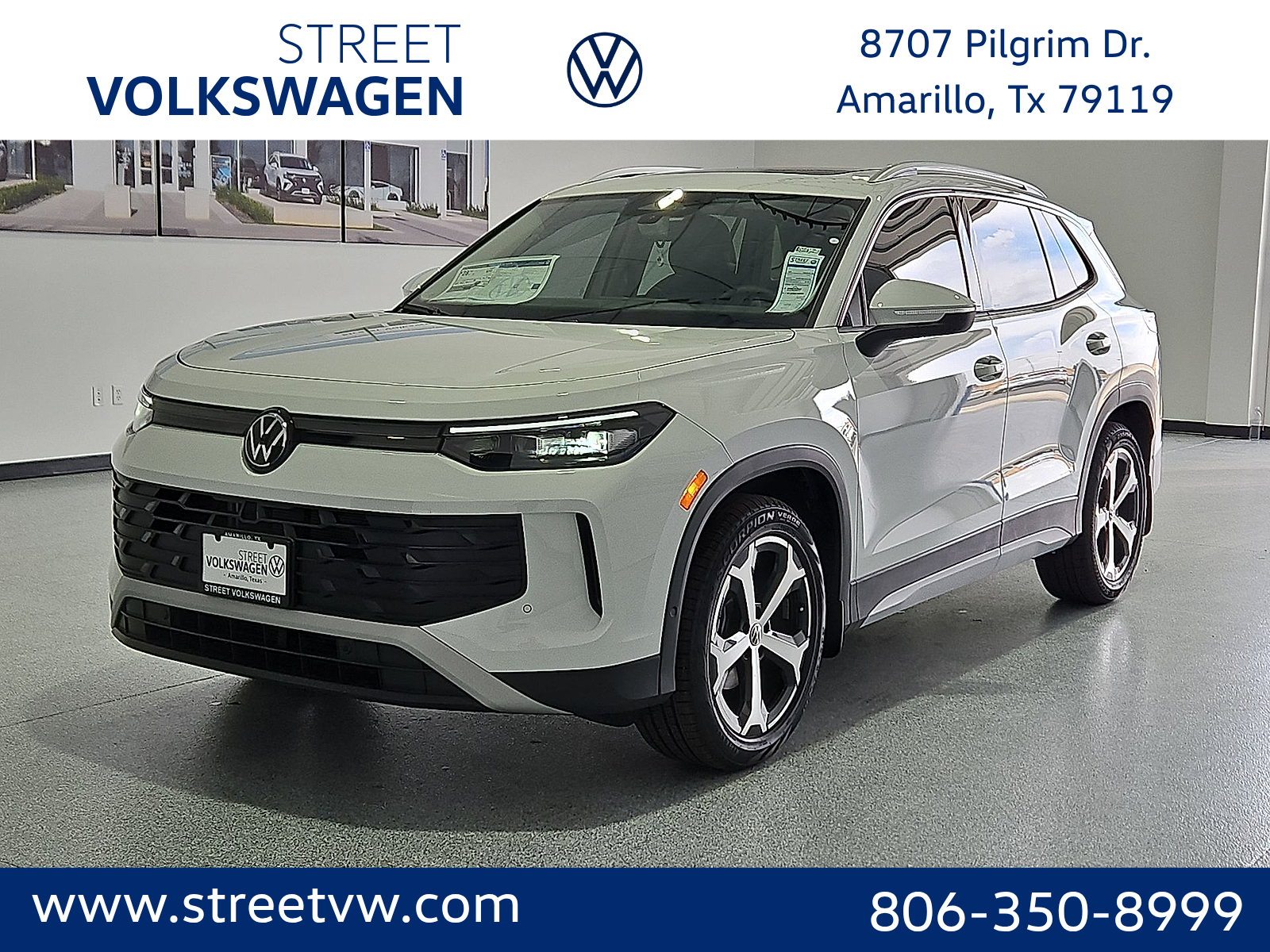 2026 Volkswagen Tiguan SE Pure White at Street VW of Amarillo
