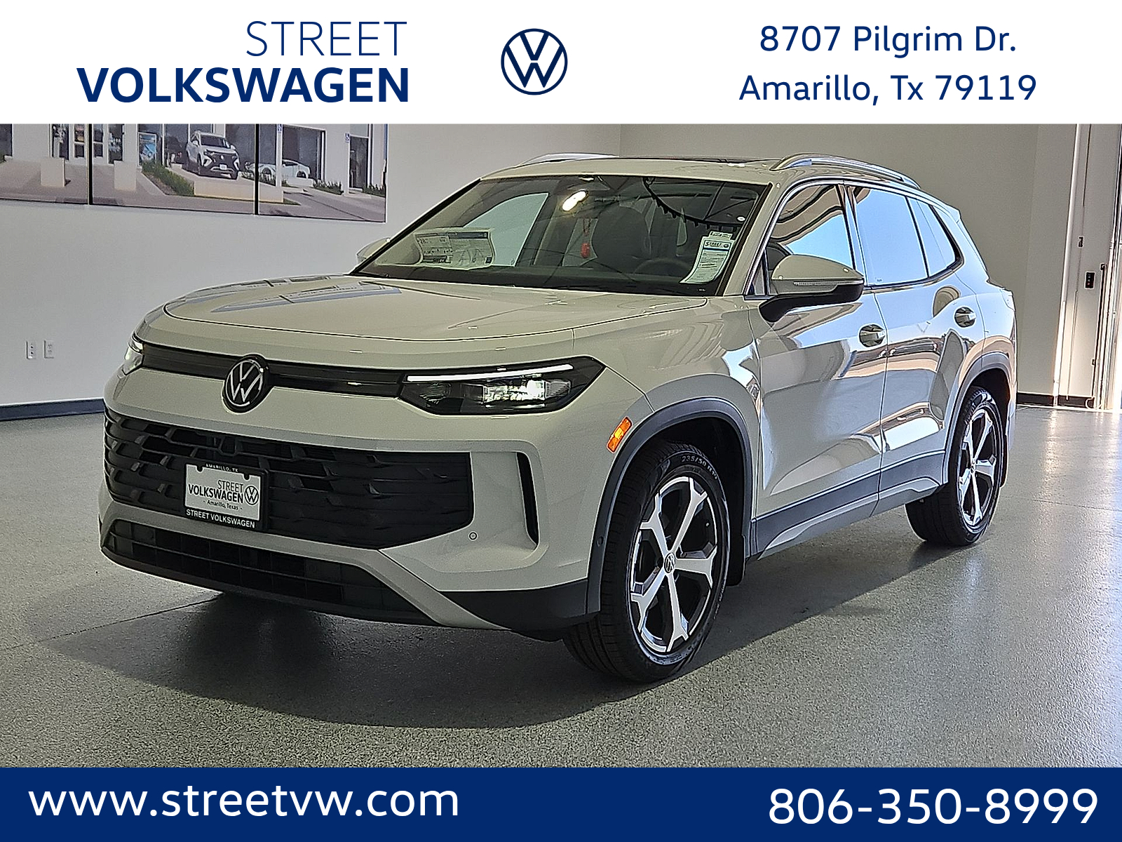 2026 Volkswagen Tiguan SE Pure White at Street VW of Amarillo