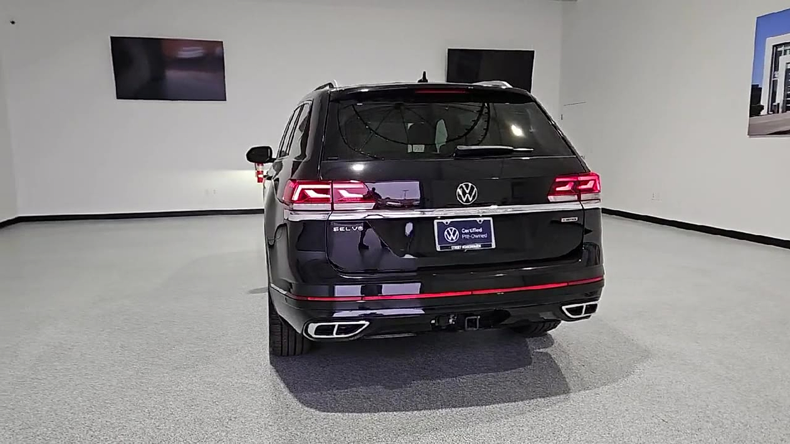 2022 Volkswagen Atlas 3.6L V6 SEL Premium R-Line Deep Black at Bobby Duby Motors