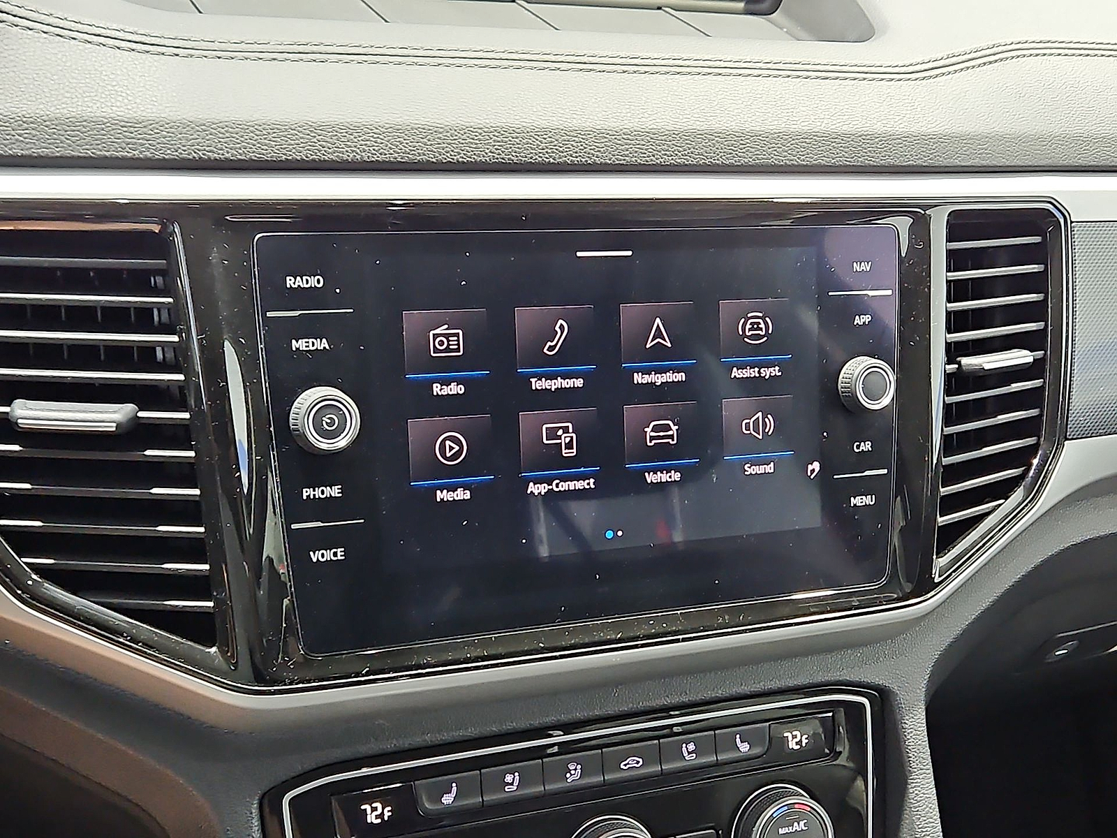 2022 Volkswagen Atlas 3.6L V6 SEL Premium R-Line Deep Black at Bobby Duby Motors