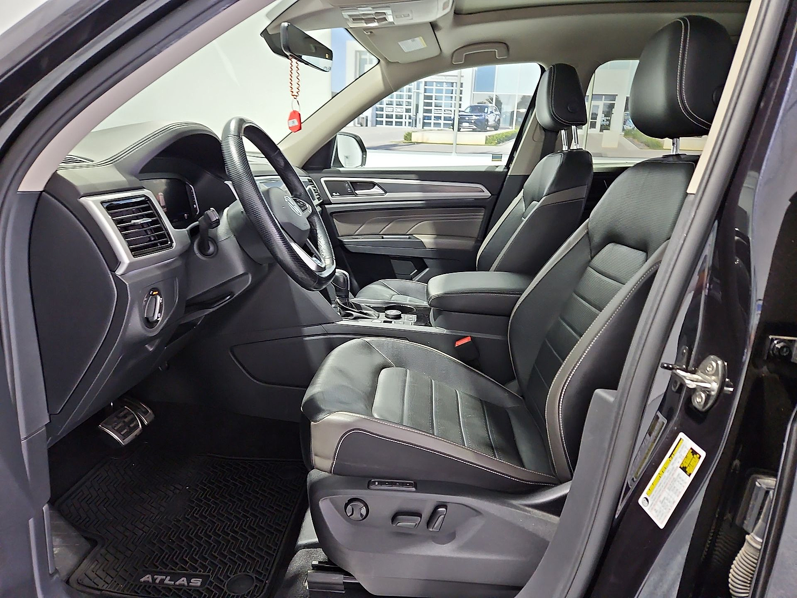 2022 Volkswagen Atlas 3.6L V6 SEL Premium R-Line Deep Black at Bobby Duby Motors