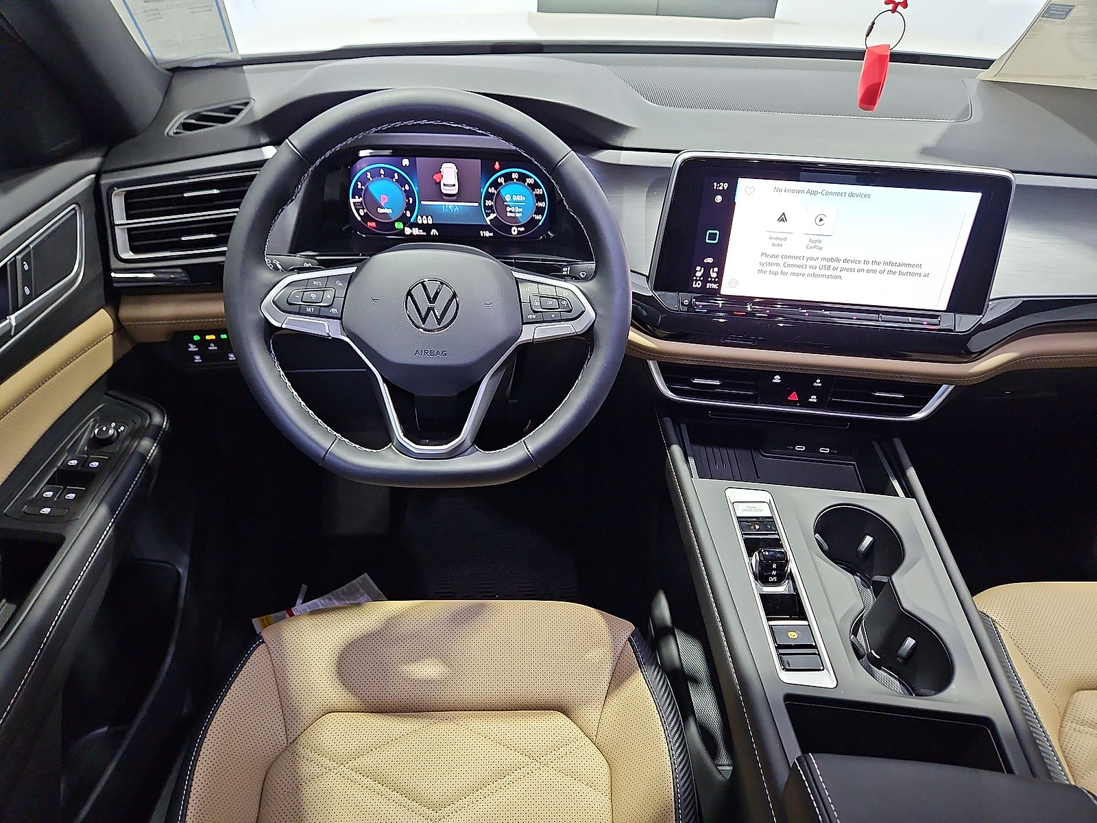 2026 Volkswagen Atlas Cross Sport SE Opal White Pearl at Street VW of Amarillo