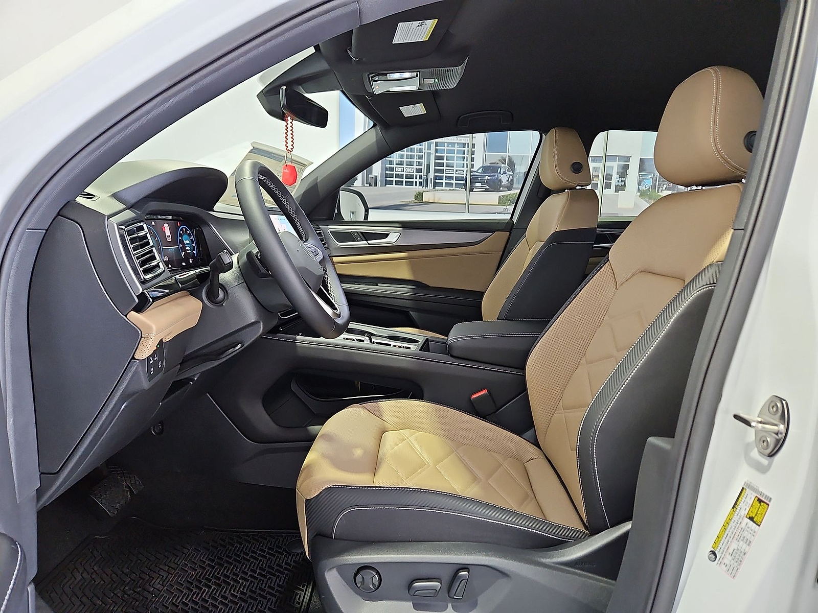 2026 Volkswagen Atlas Cross Sport SE Opal White Pearl at Street VW of Amarillo