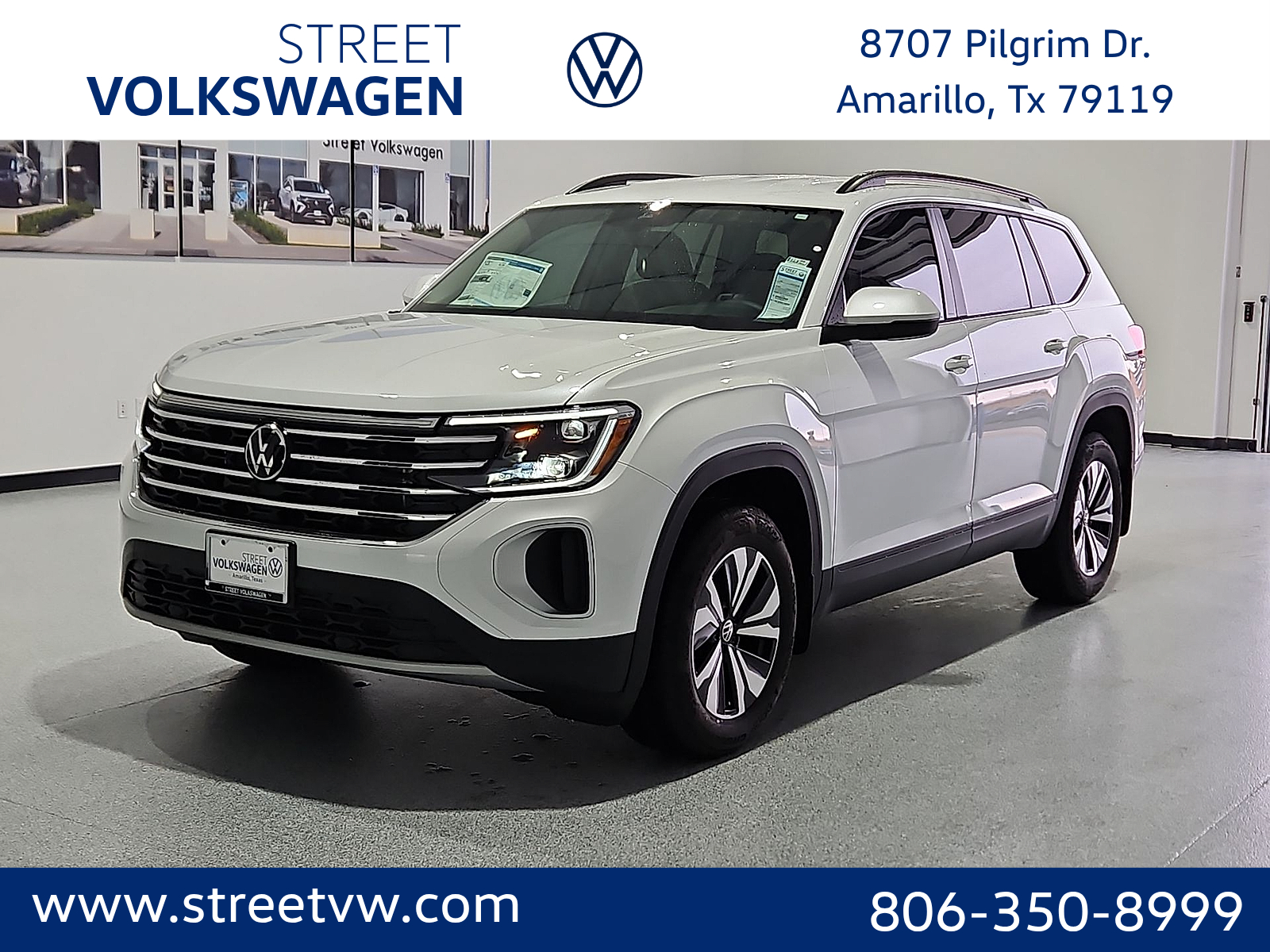 2026 Volkswagen Atlas SE in Opal White Pearl