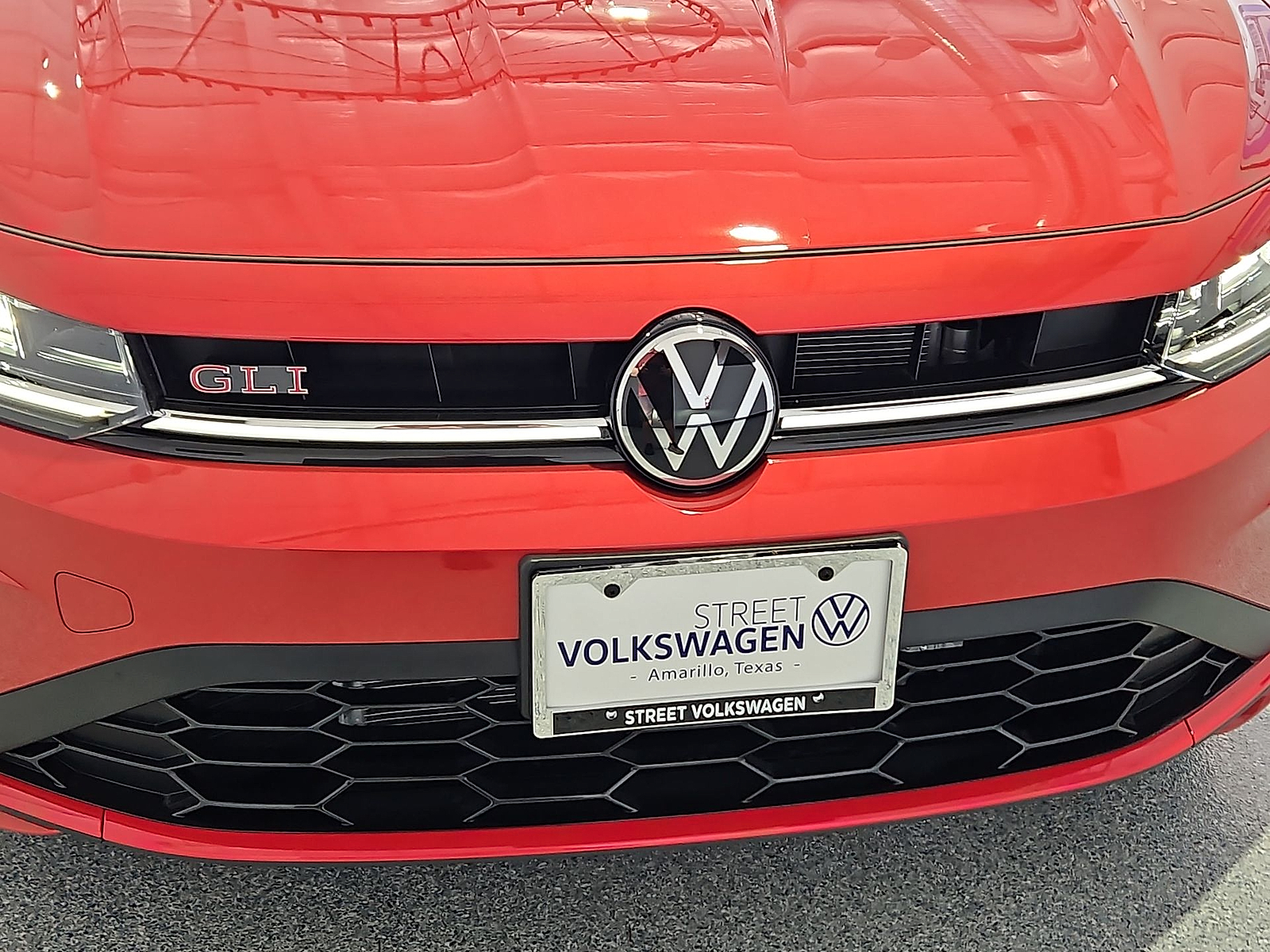 2026 Volkswagen Jetta GLI Autobahn Kings Red Metallic w/Deep Black Roof at Street VW of Amarillo