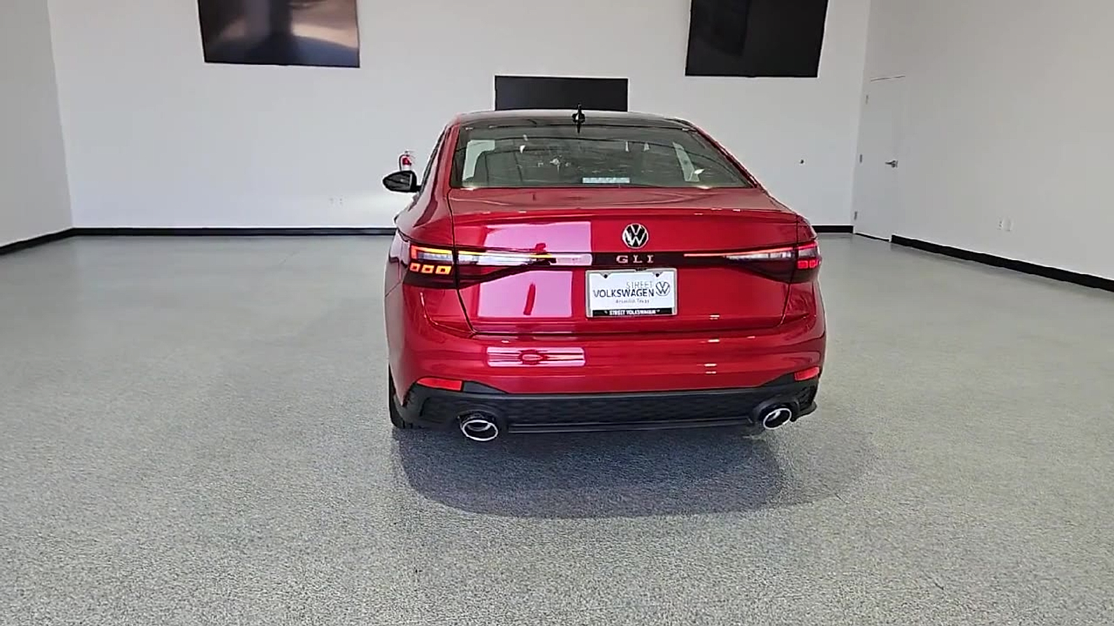 2026 Volkswagen Jetta GLI Autobahn Kings Red Metallic w/Deep Black Roof at Street VW of Amarillo