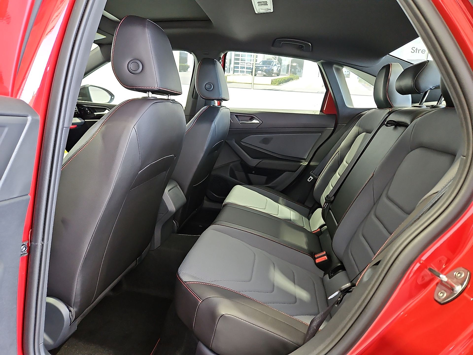 2026 Volkswagen Jetta GLI Autobahn Kings Red Metallic w/Deep Black Roof at Street VW of Amarillo
