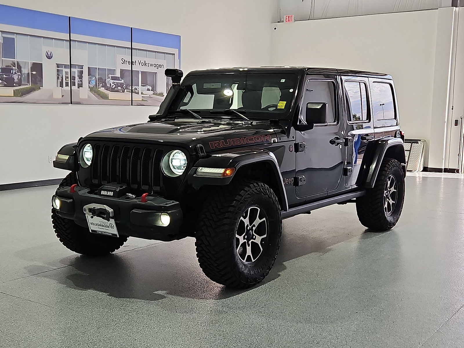 2018 Jeep Wrangler Unlimited Rubicon Black Clearcoat at Street VW of Amarillo