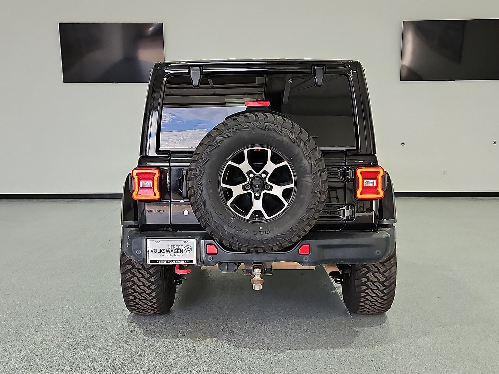 2018 Jeep Wrangler Unlimited Rubicon Black Clearcoat at Street VW of Amarillo