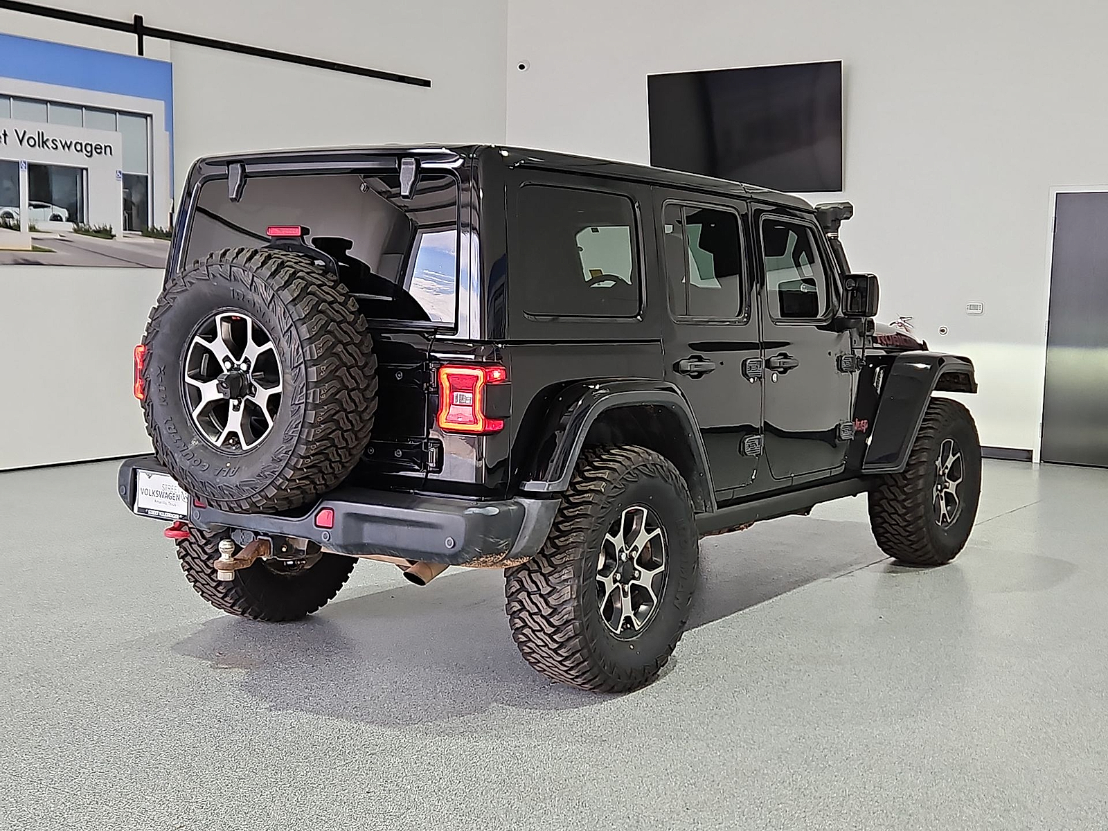 2018 Jeep Wrangler Unlimited Rubicon Black Clearcoat at Street VW of Amarillo