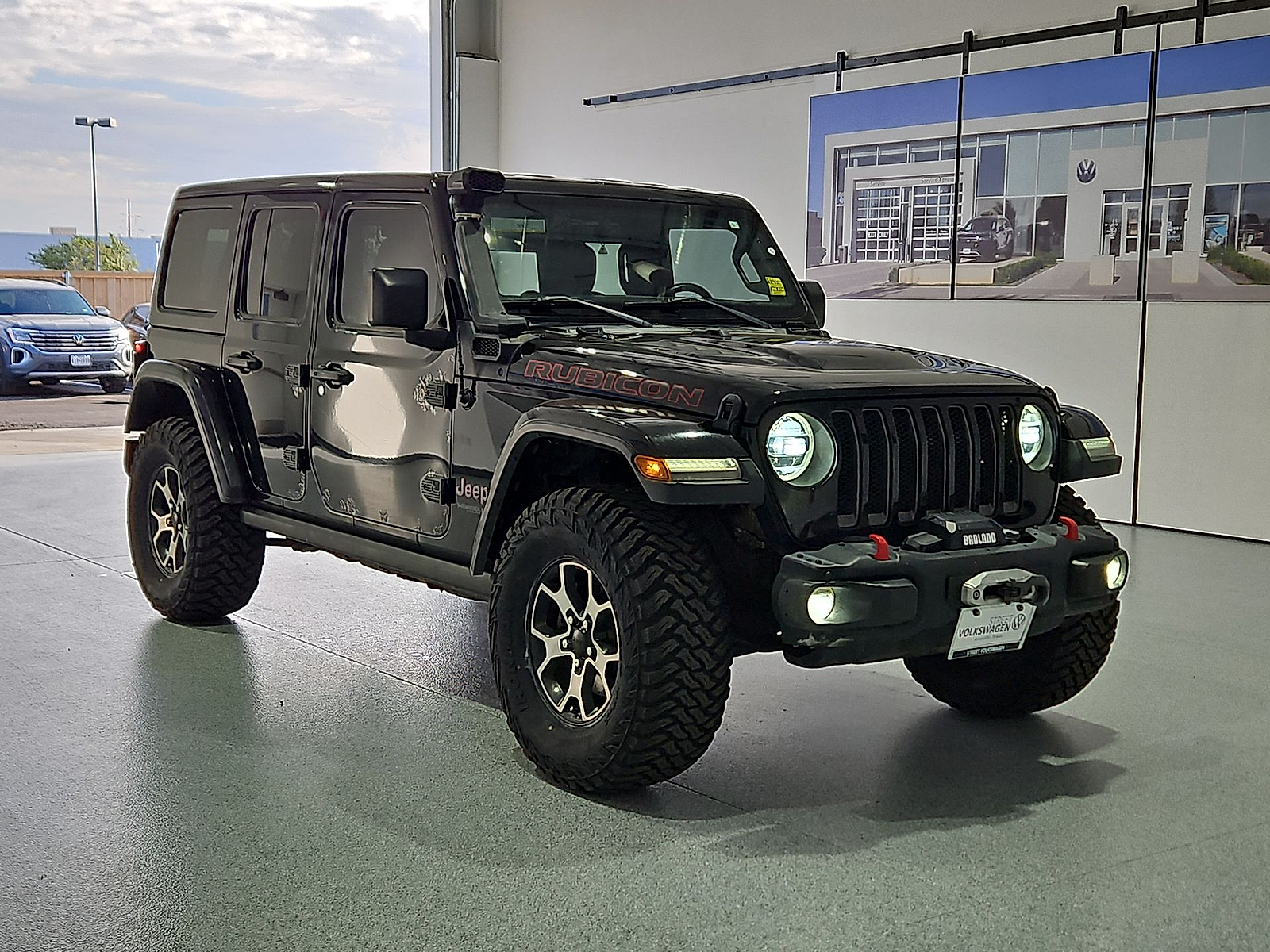 2018 Jeep Wrangler Unlimited Rubicon Black Clearcoat at Street VW of Amarillo