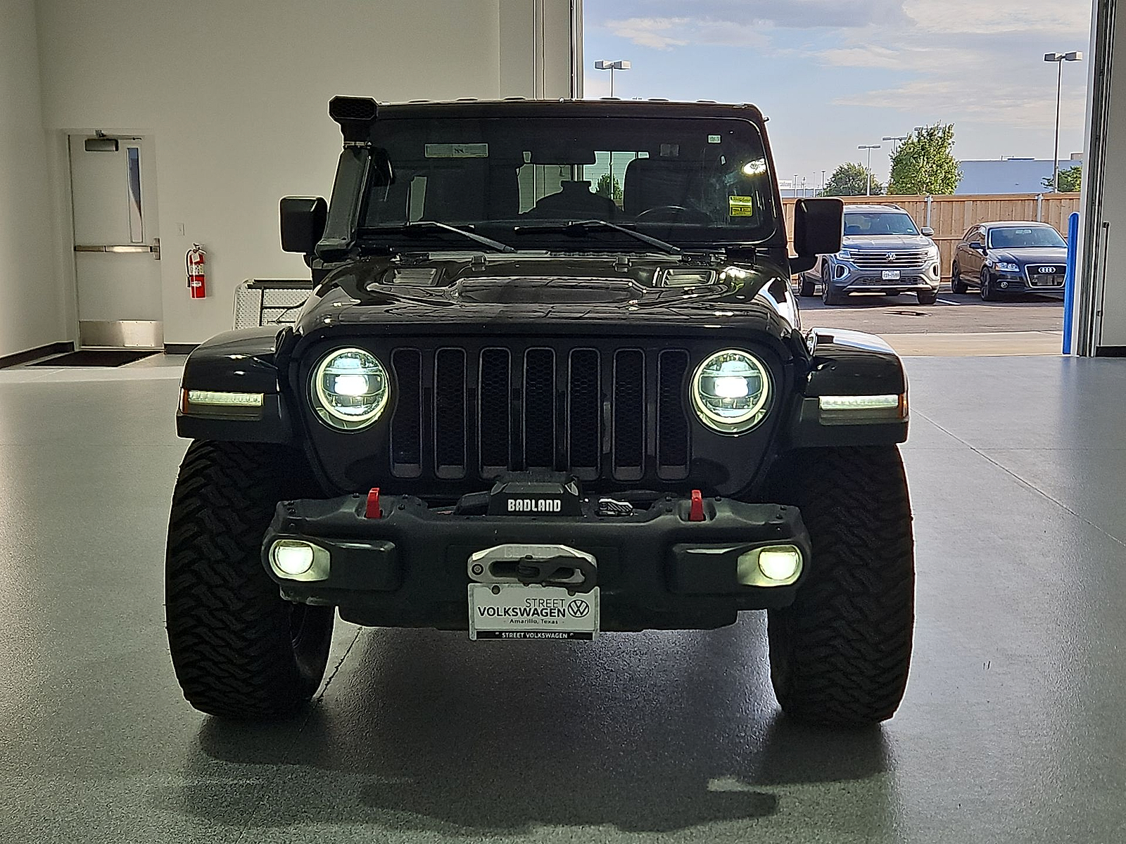 2018 Jeep Wrangler Unlimited Rubicon Black Clearcoat at Street VW of Amarillo