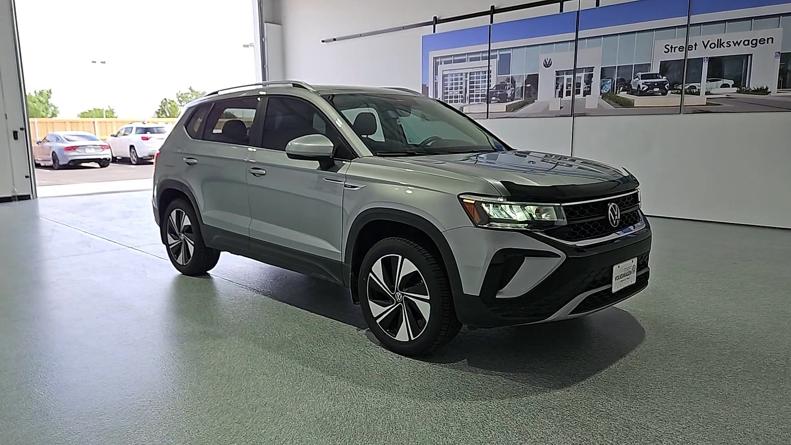 2024 Volkswagen Taos 1.5T SE Silver Metallic at Street VW of Amarillo