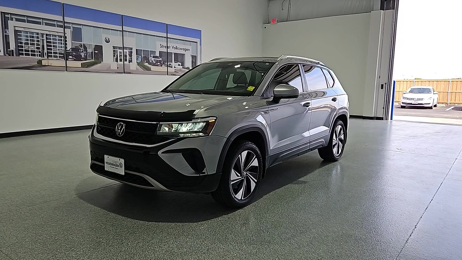 2024 Volkswagen Taos 1.5T SE Silver Metallic at Street VW of Amarillo