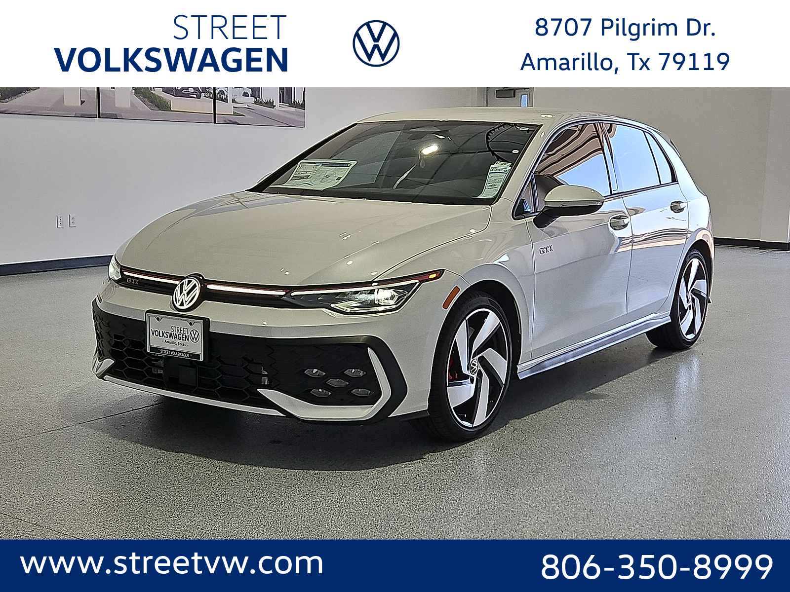 2026 Volkswagen Golf GTI S in Opal White Pearl