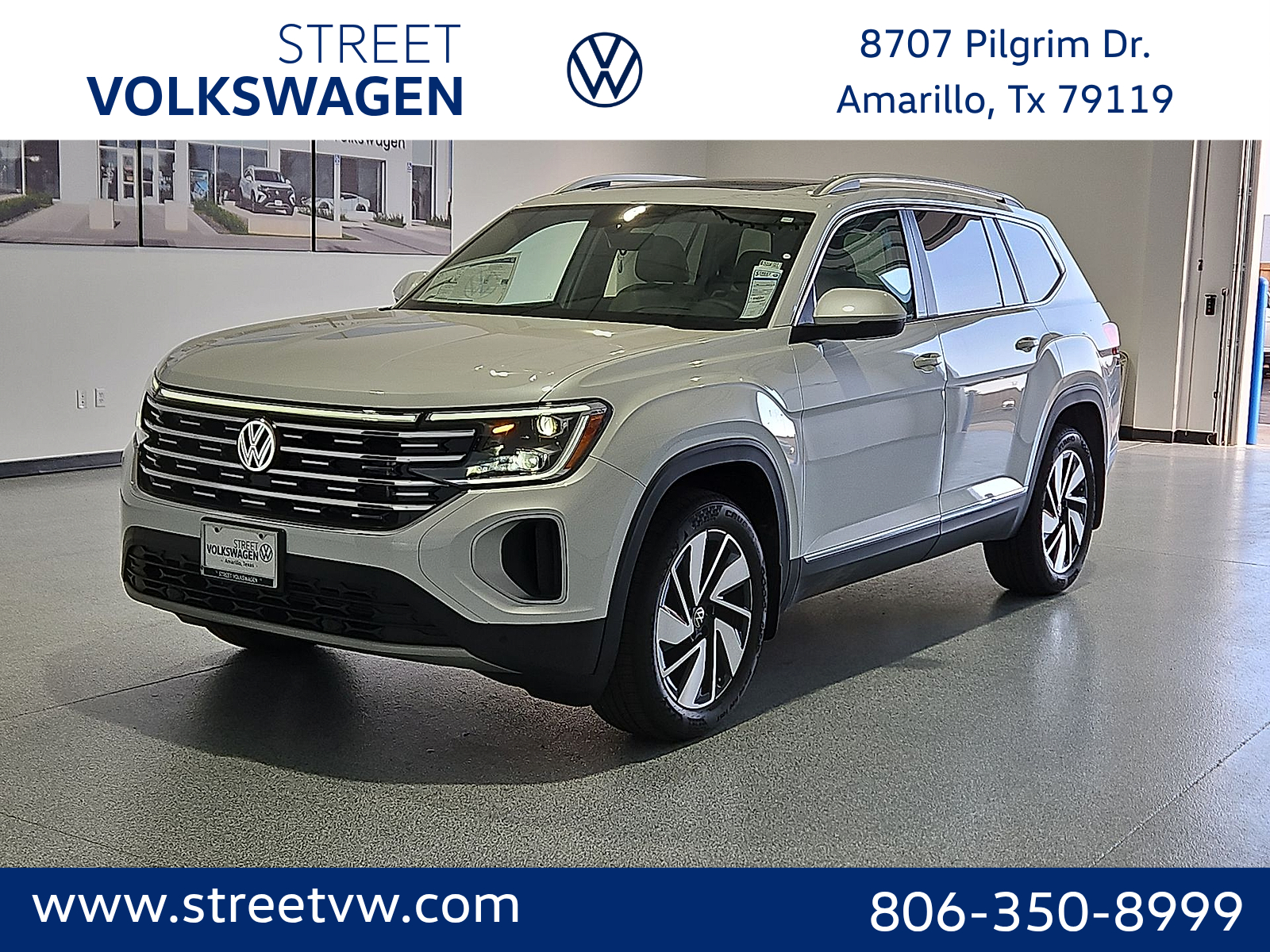 2026 Volkswagen Atlas SEL in Opal White Pearl
