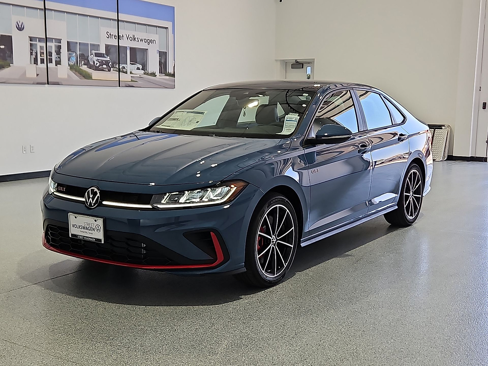 2026 Volkswagen Jetta GLI Autobahn Monterey Blue Pearl - U1U1 at Street VW of Amarillo