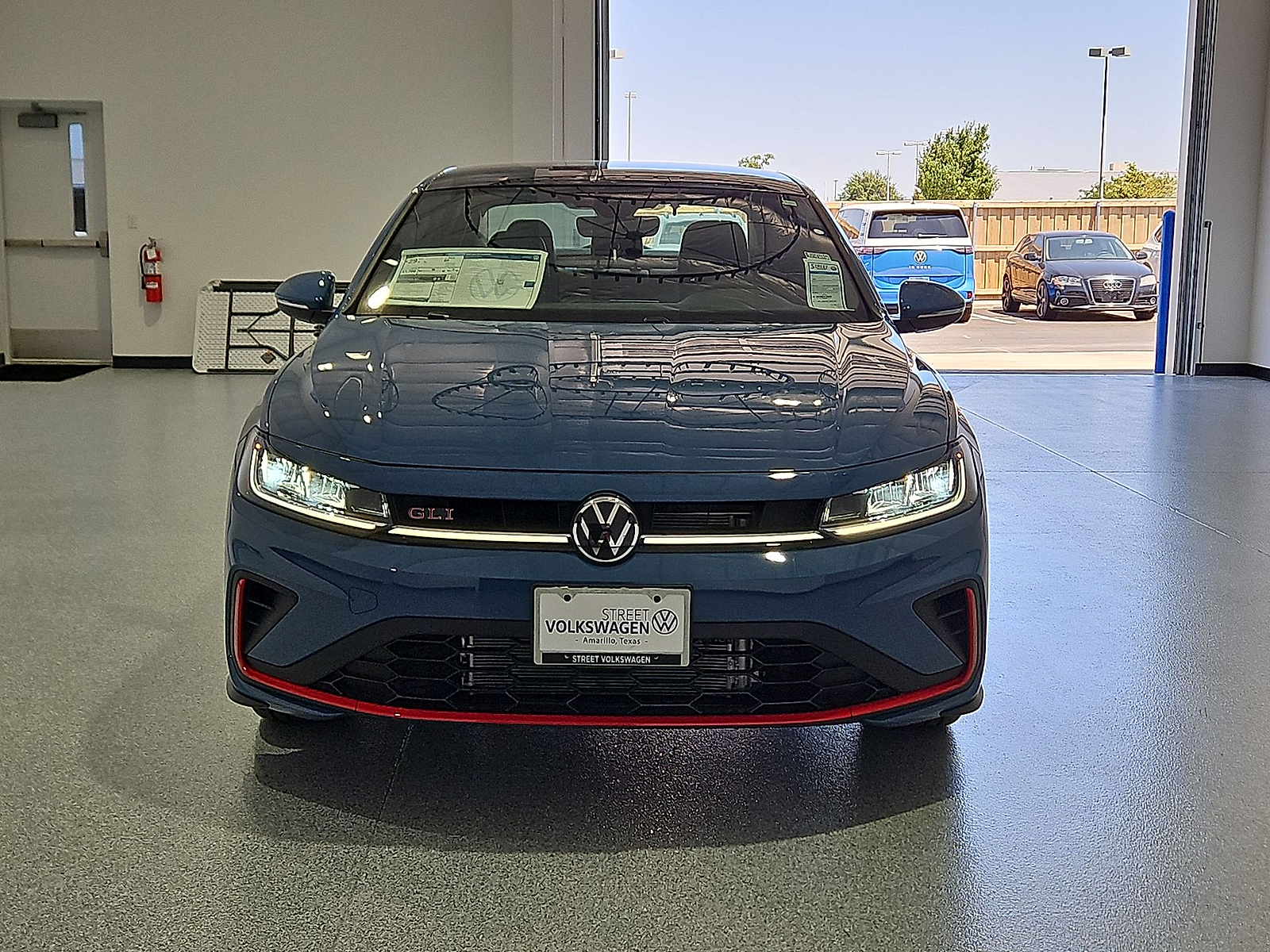 2026 Volkswagen Jetta GLI Autobahn Monterey Blue Pearl - U1U1 at Street VW of Amarillo