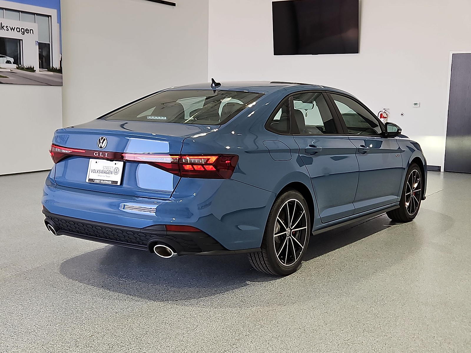 2026 Volkswagen Jetta GLI Autobahn Monterey Blue Pearl - U1U1 at Street VW of Amarillo
