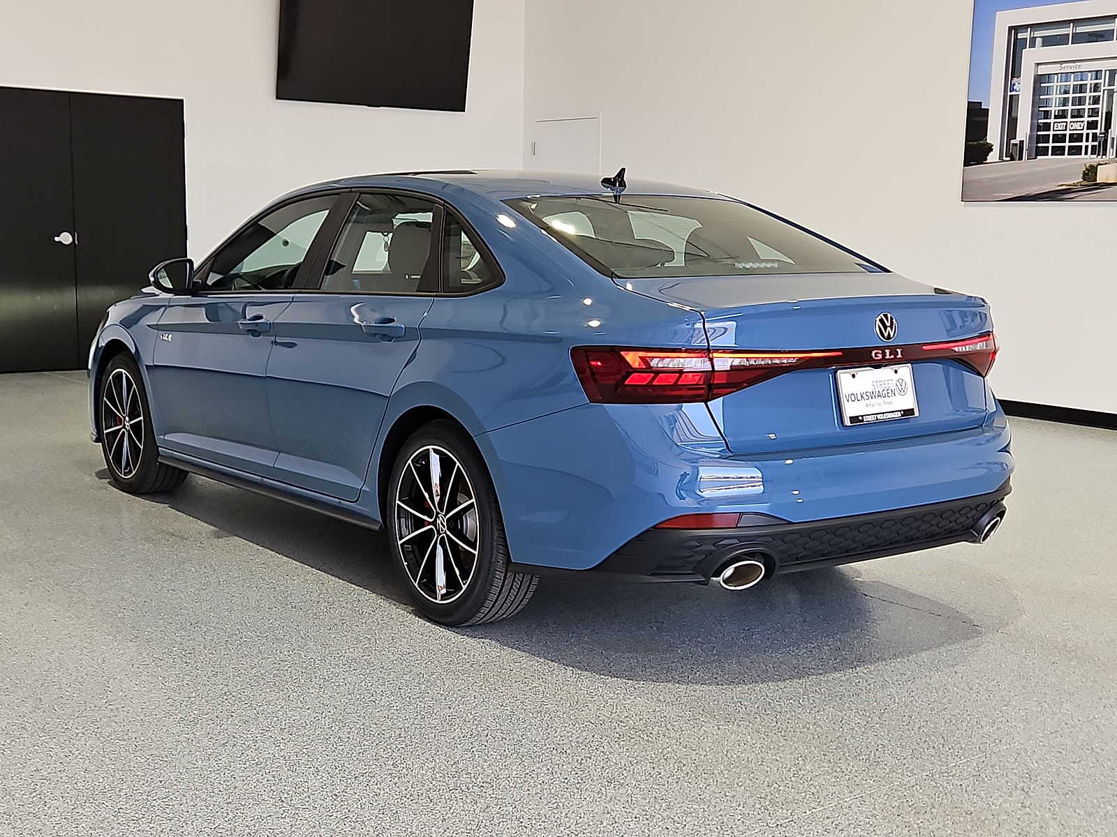 2026 Volkswagen Jetta GLI Autobahn Monterey Blue Pearl - U1U1 at Street VW of Amarillo