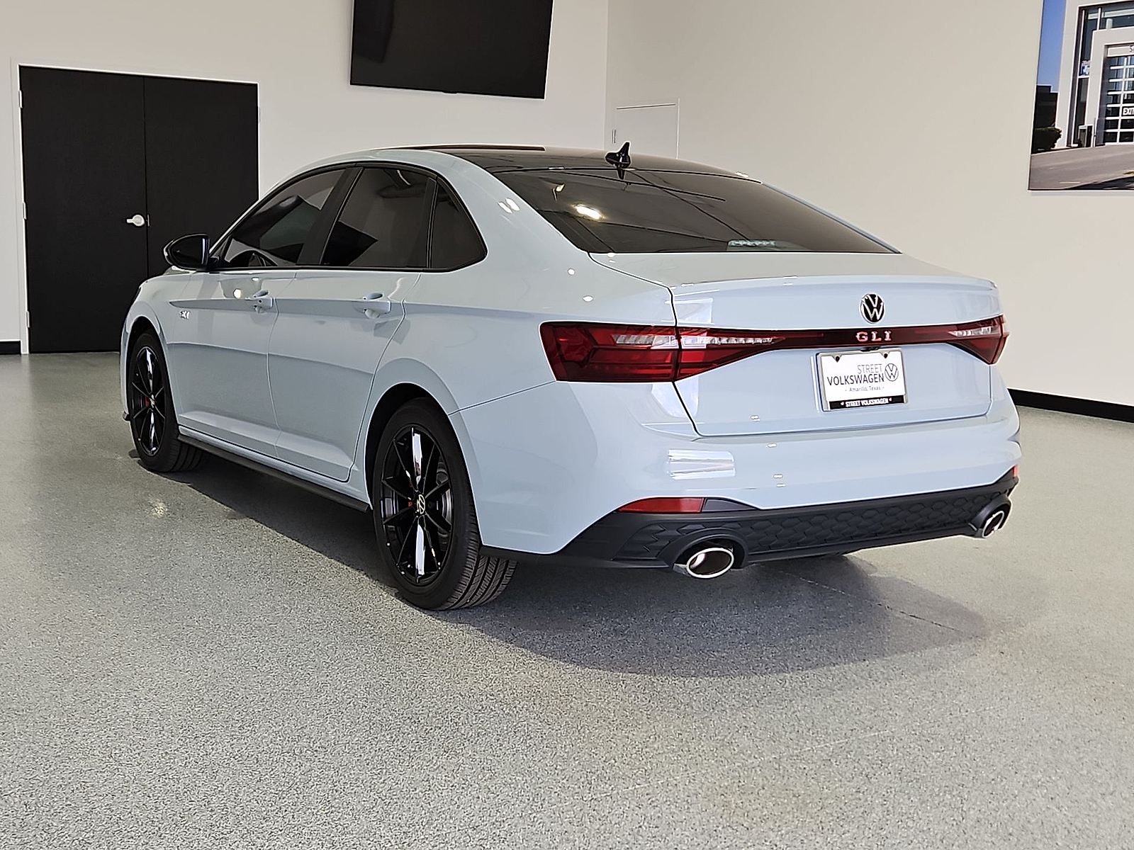 2026 Volkswagen Jetta GLI Autobahn Monument Gray w/Dp Blk Rf at Street VW of Amarillo