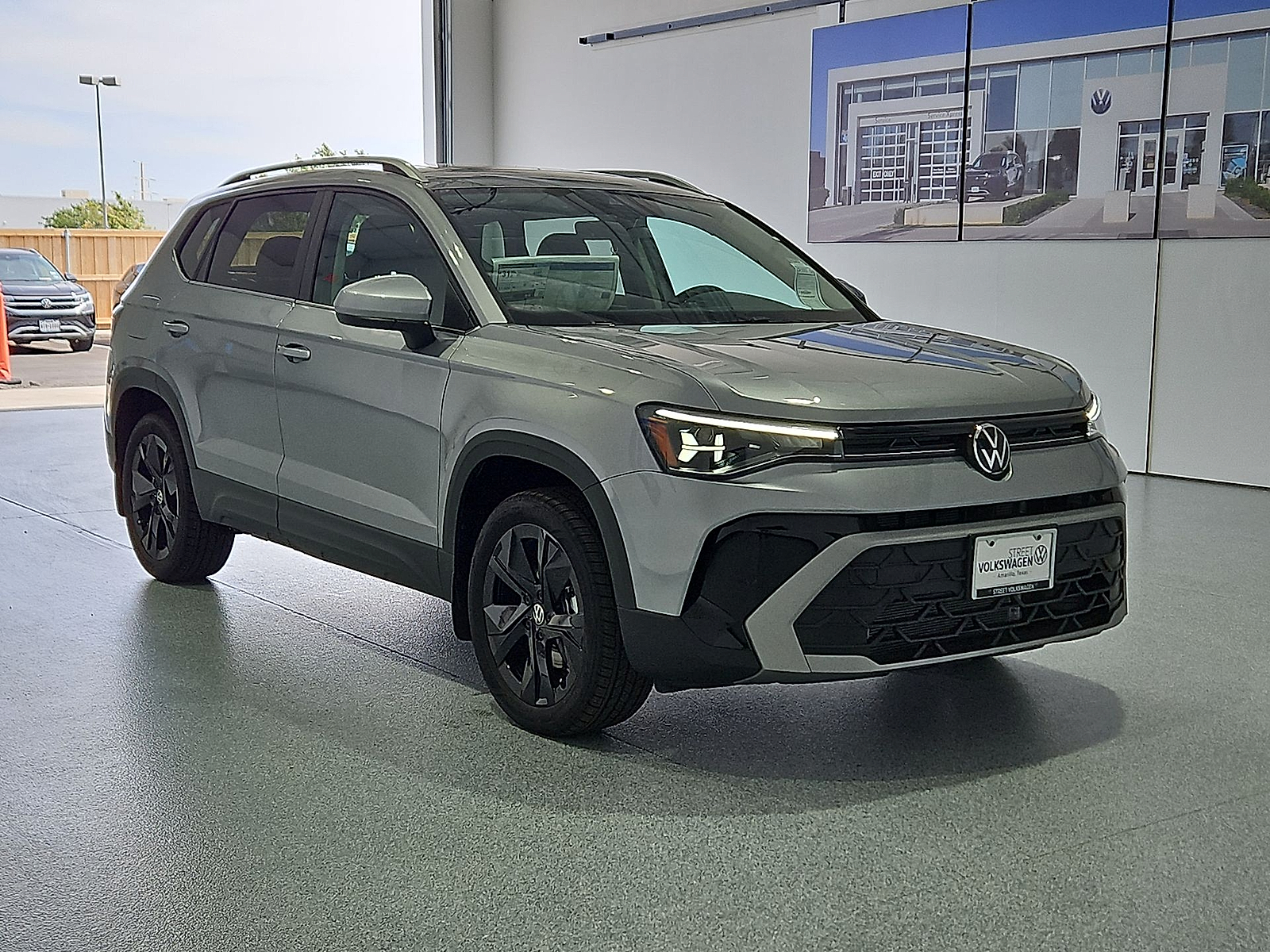 2026 Volkswagen Taos SE Pyrite Silver Metallic at Street VW of Amarillo