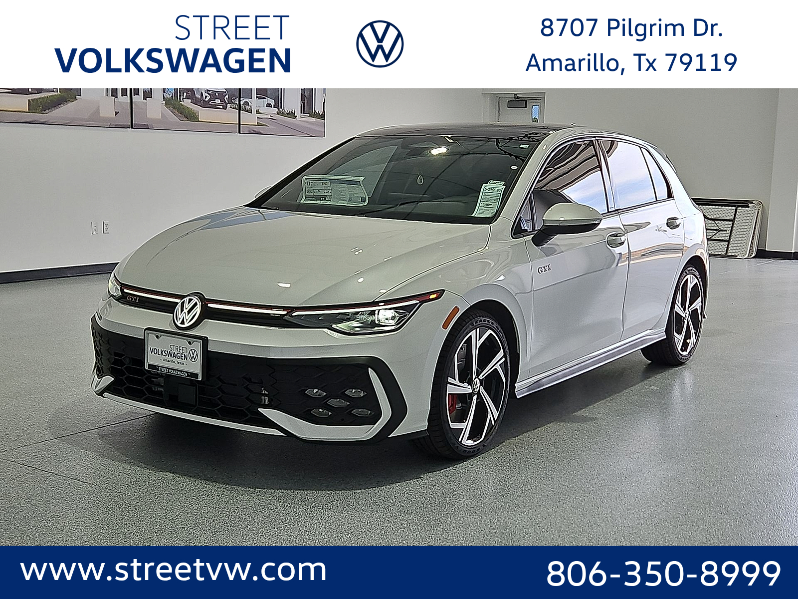 2026 Volkswagen Golf GTI SE in Opal White Pearl