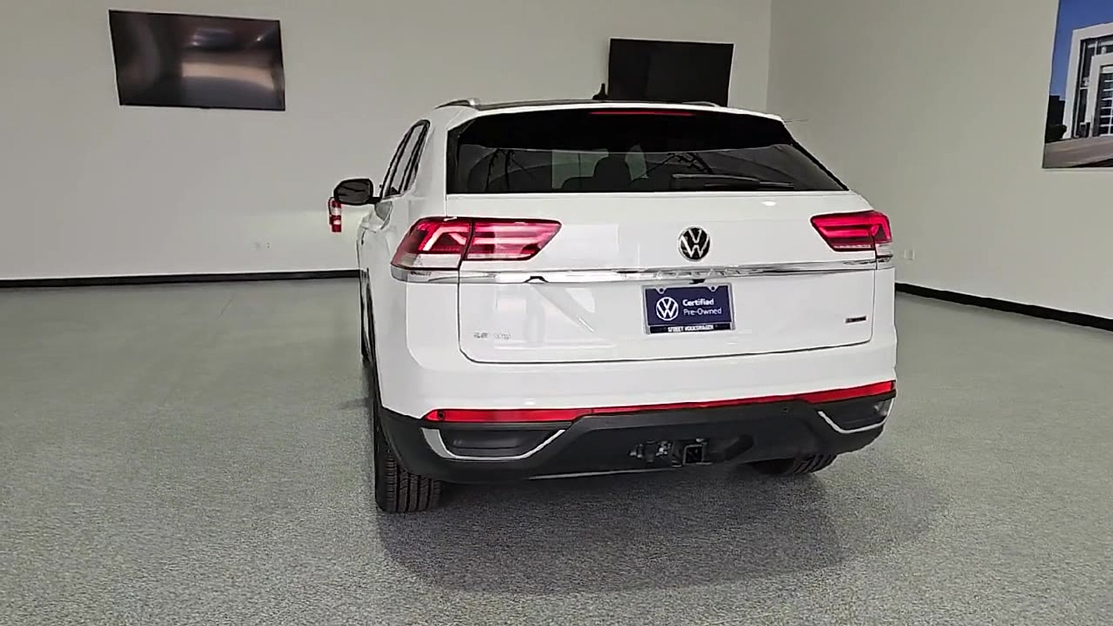 2022 Volkswagen Atlas Cross Sport 3.6L V6 SE w/Technology Pure White at Street VW of Amarillo